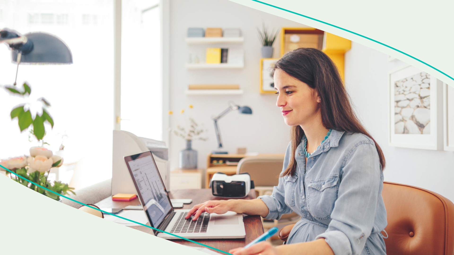 accessibility, woman using laptop