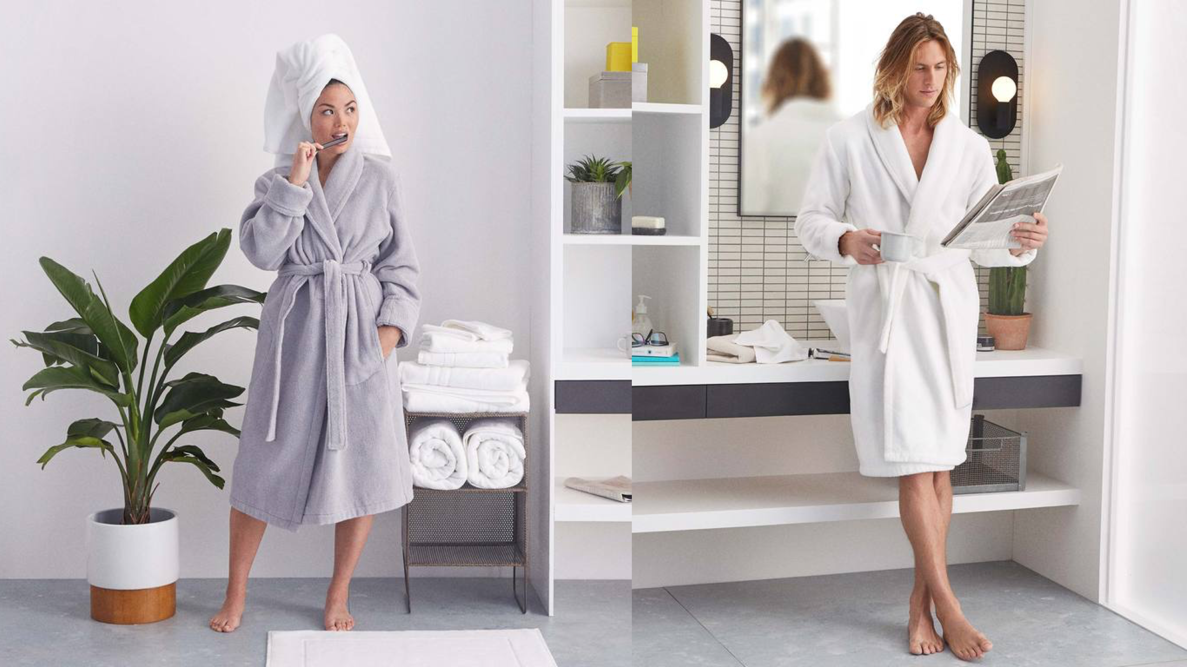 A super plush, Turkish cotton robe 