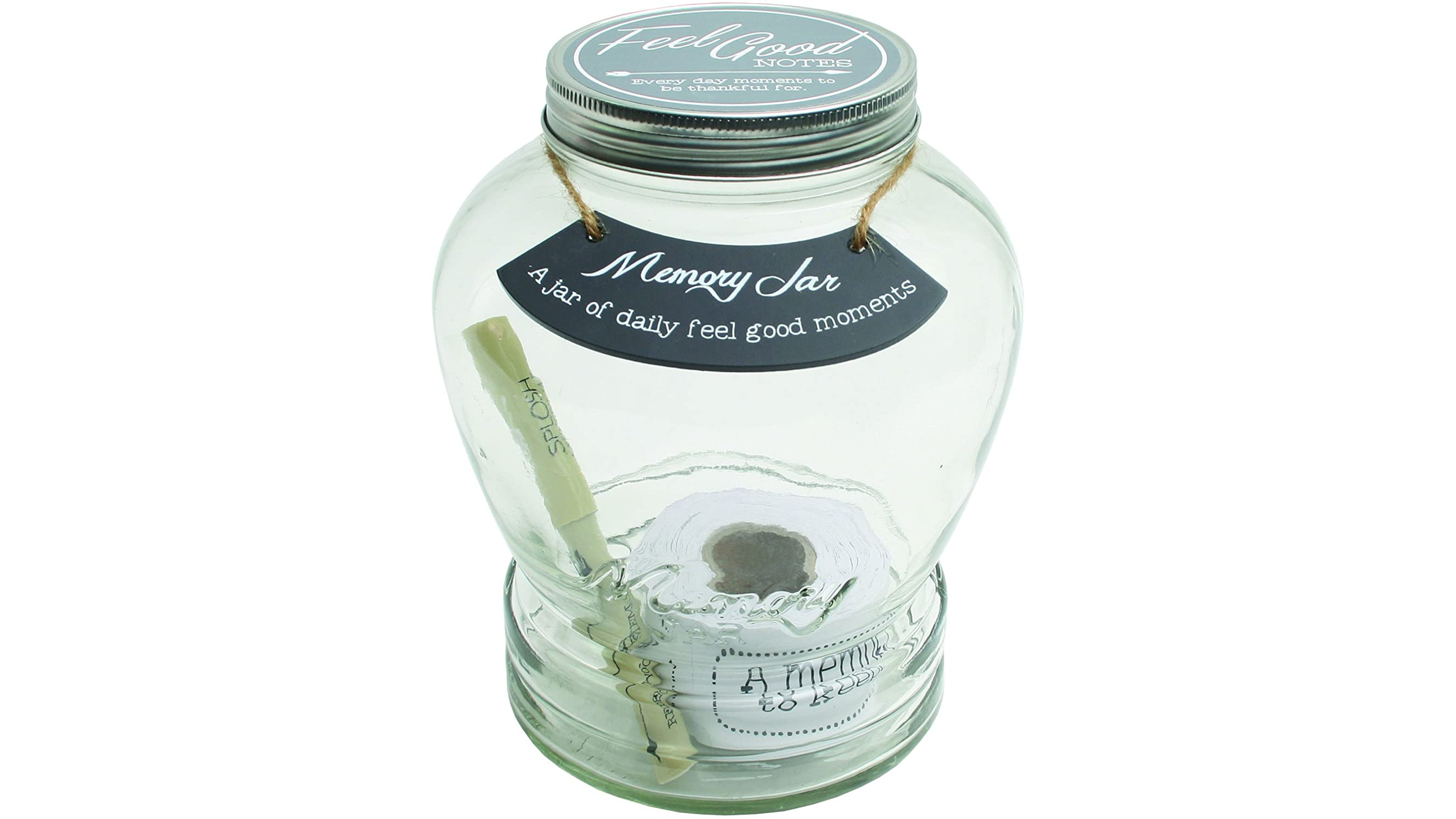 memory jar you can drop notes and photos into