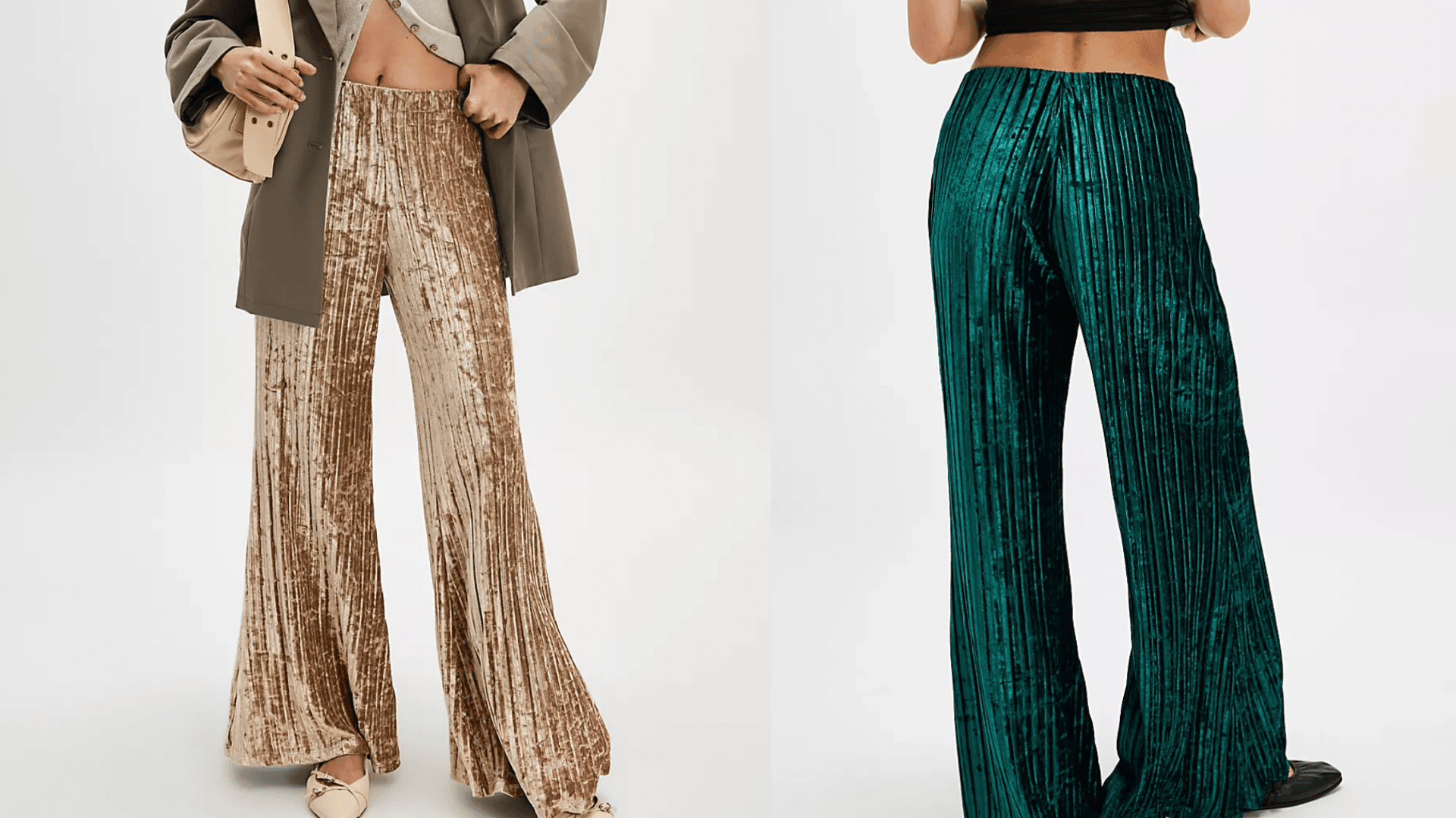 Star Sign Velvet Pants