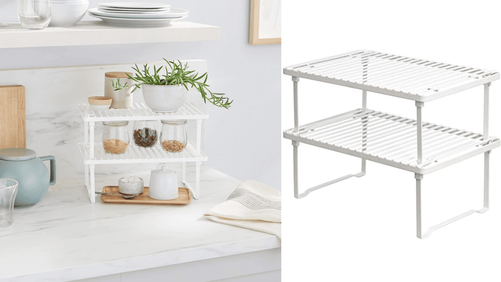 white wire cabinet shelves