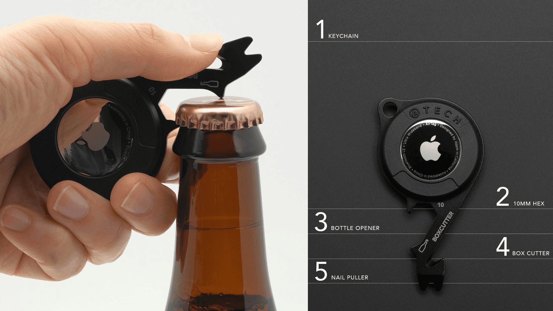 air tag bottle opener