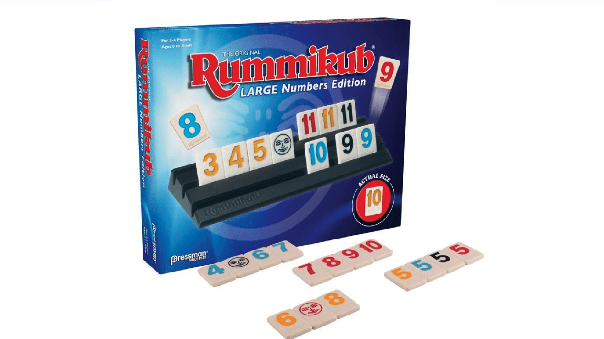 Rummikub Large Numbers Edition by Ephraim Hertzano