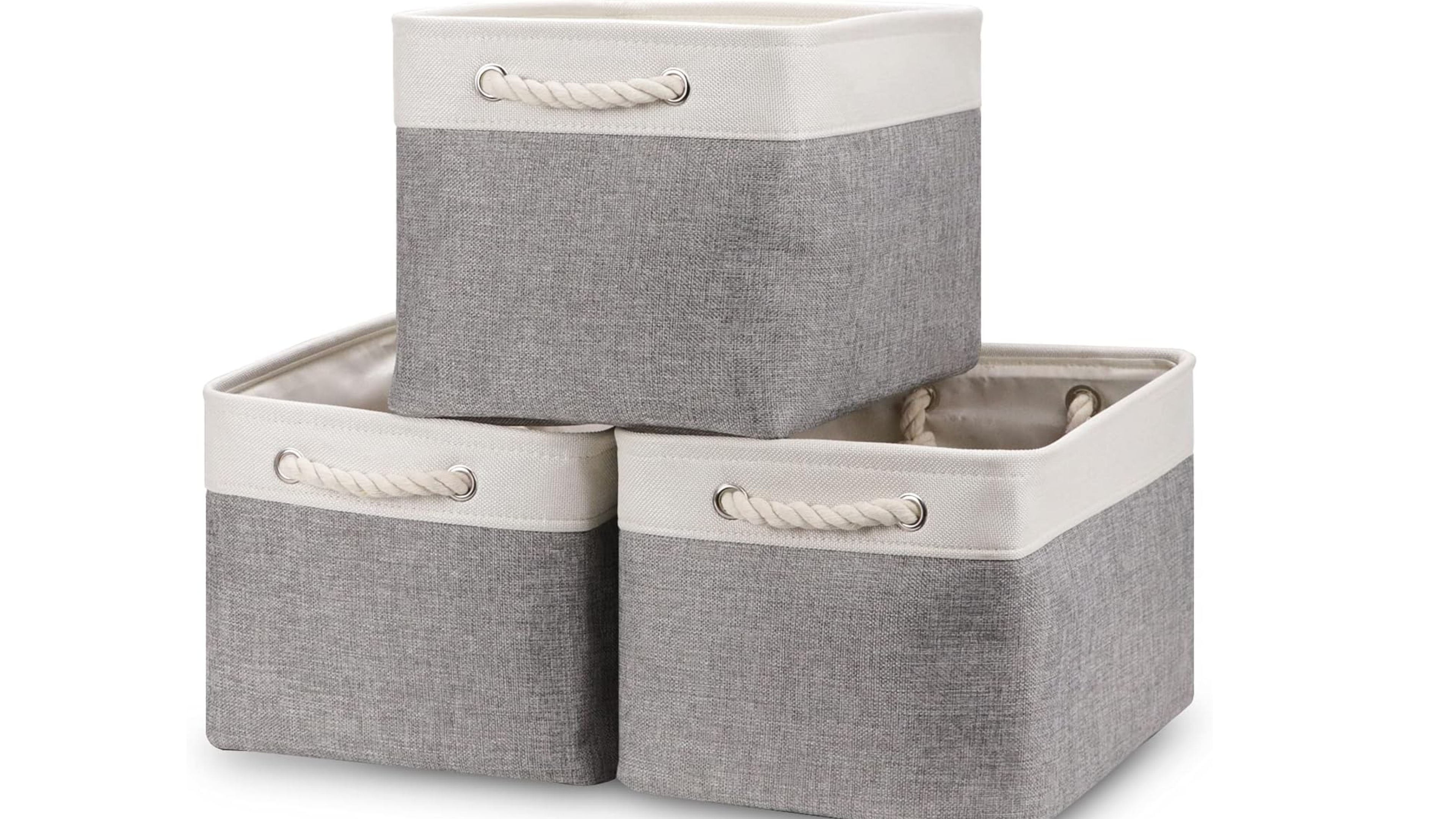 collapsible fabric storage bins