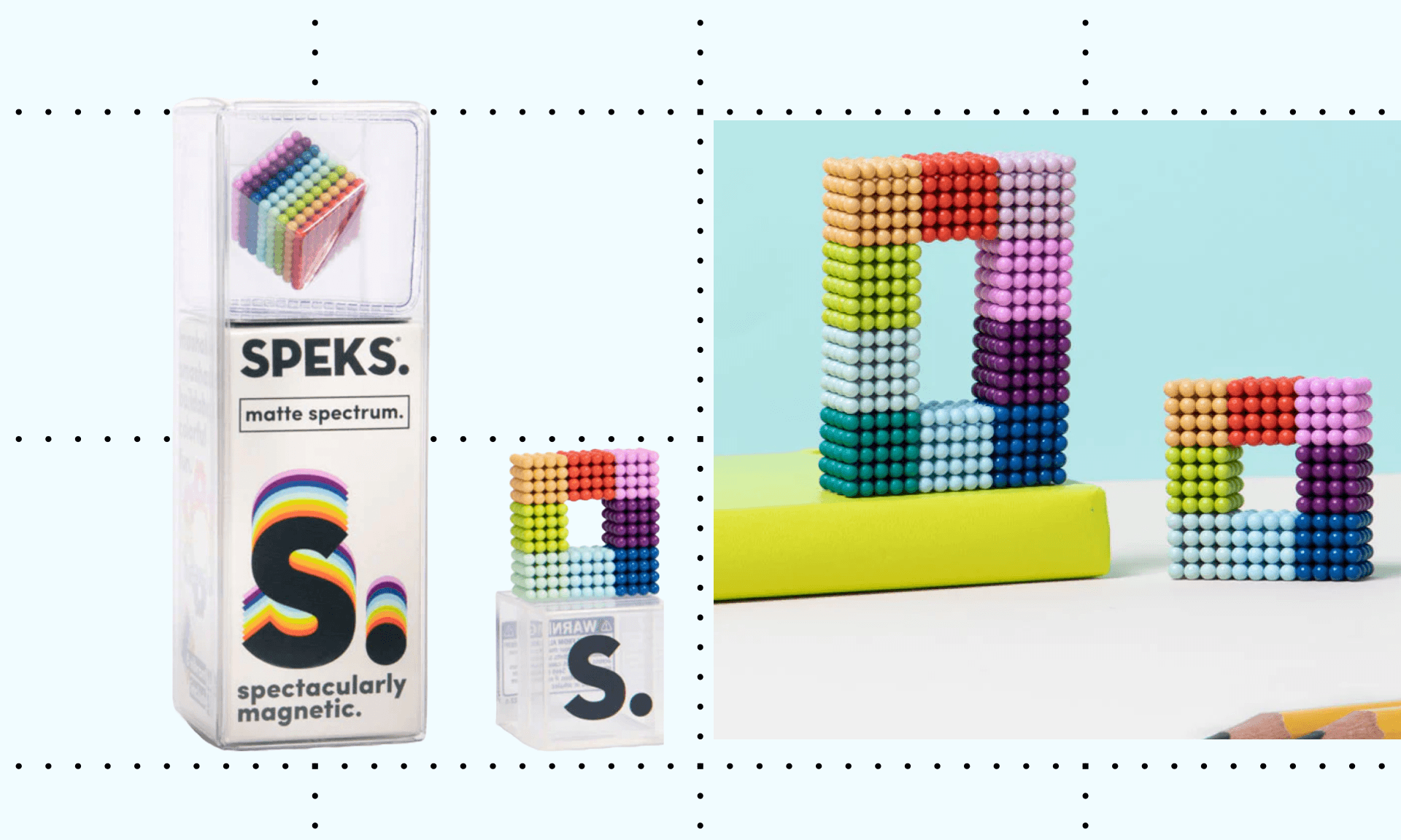 Matte Speks 2.5mm Magnet Balls