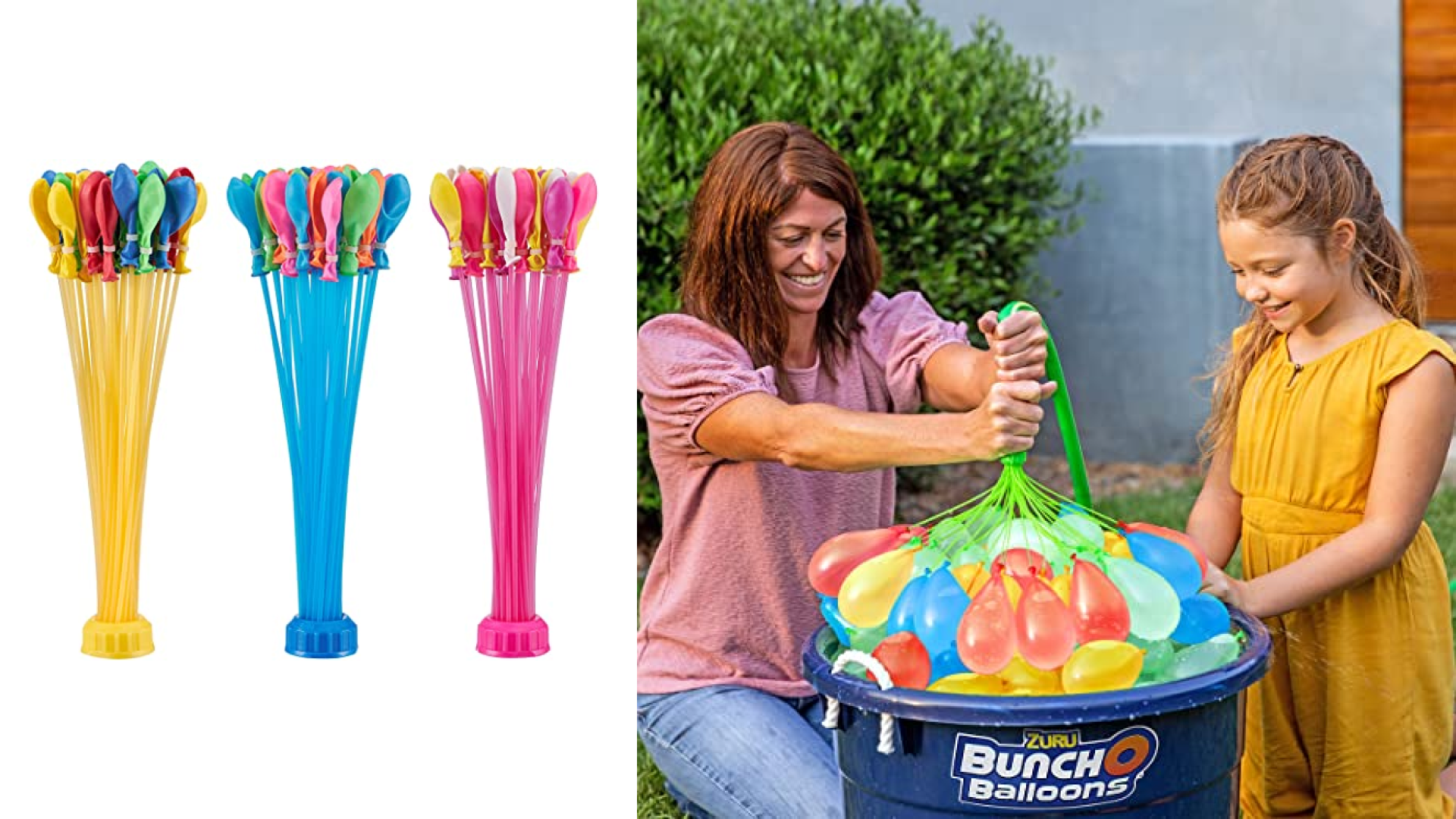 self-tying water balloon set