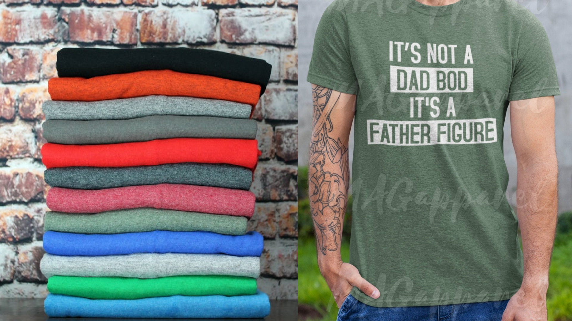 Dad bod tee