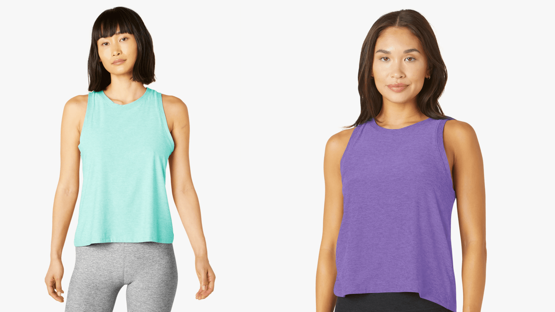 flowy tank top with wide armholes