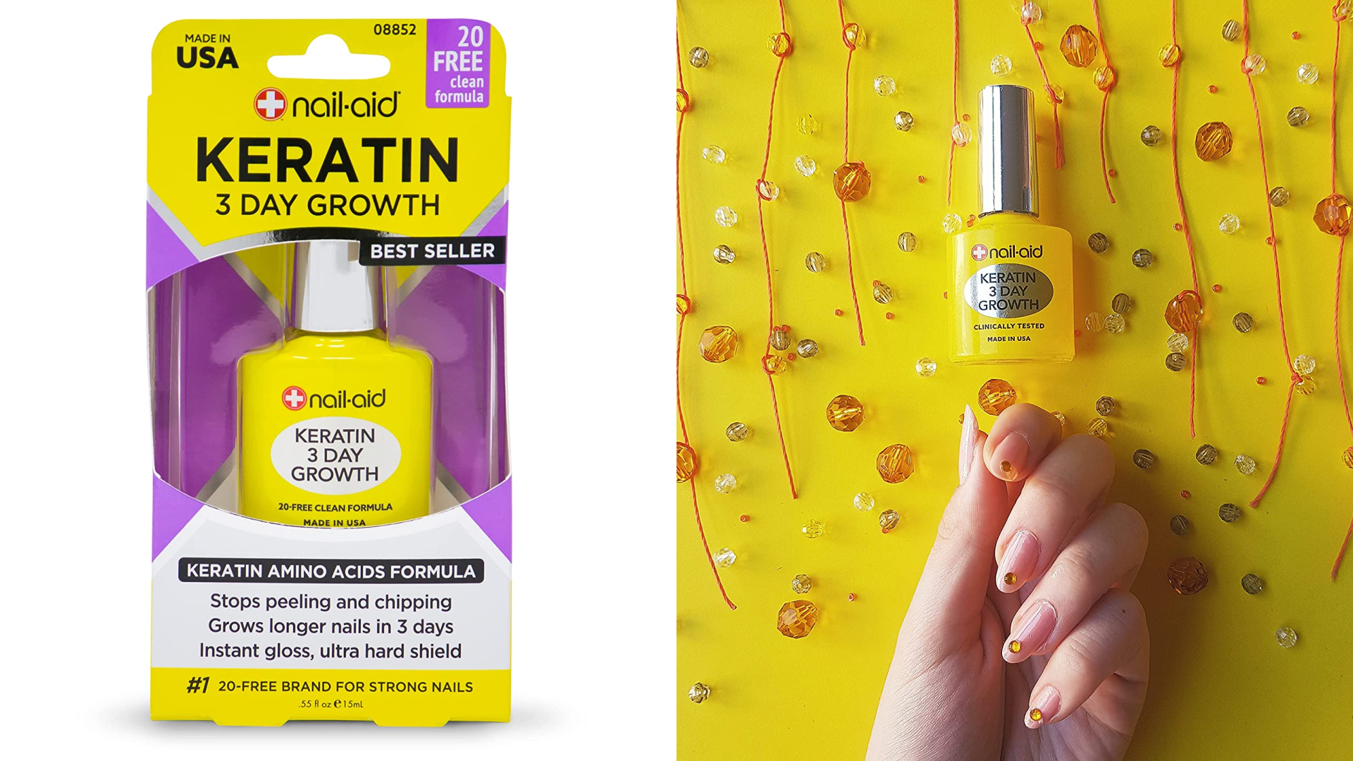 nail strengthener with keratin 