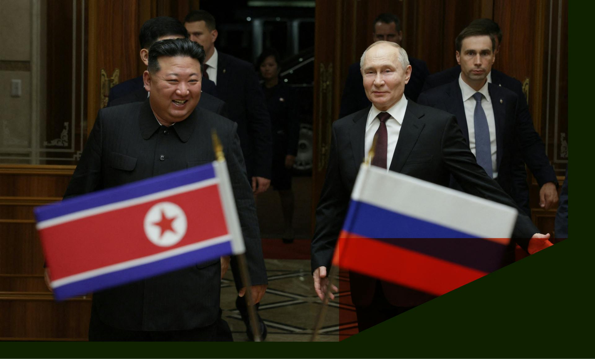 Kim Jong Un and President Vladimir Putin