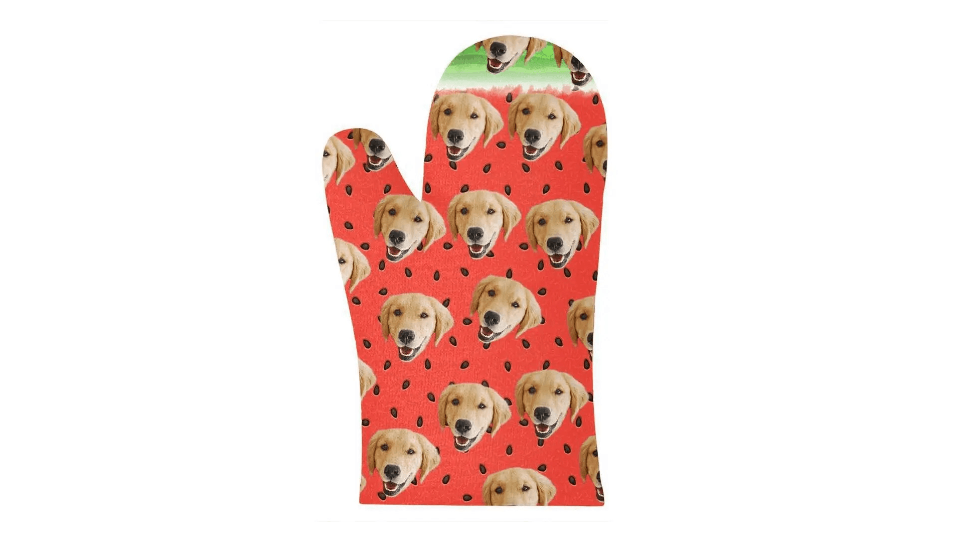 pet customized oven mitt