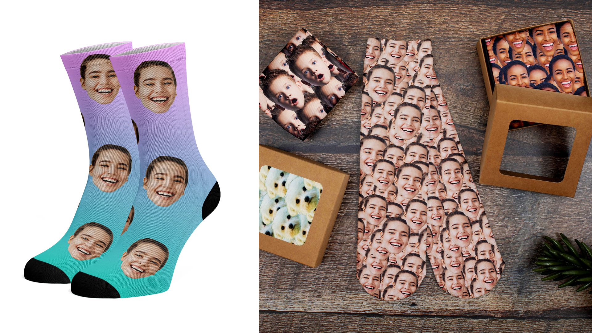 Custom face socks