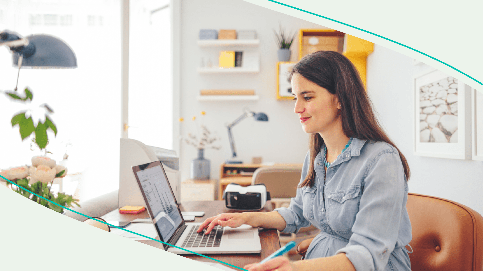 accessibility, woman using laptop