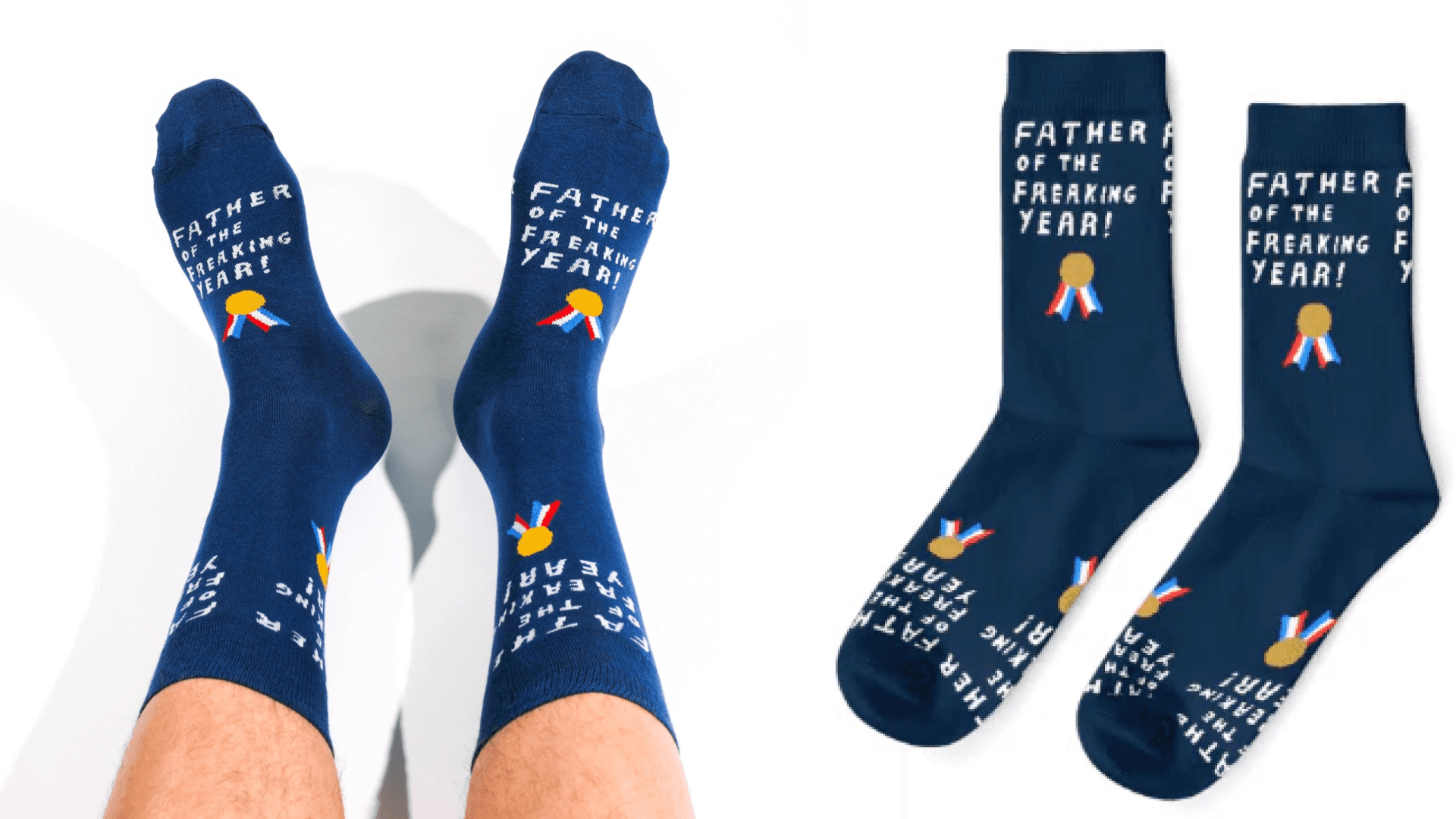 Father of the year socks