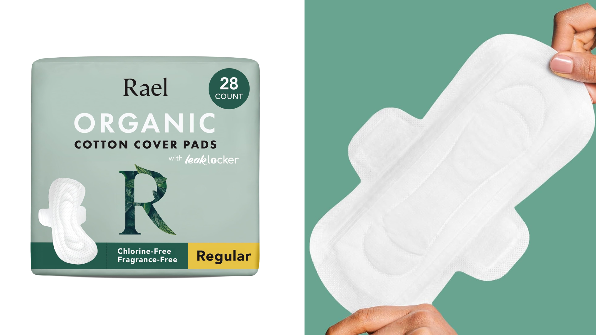 Rael Organic Cotton Cover Pads