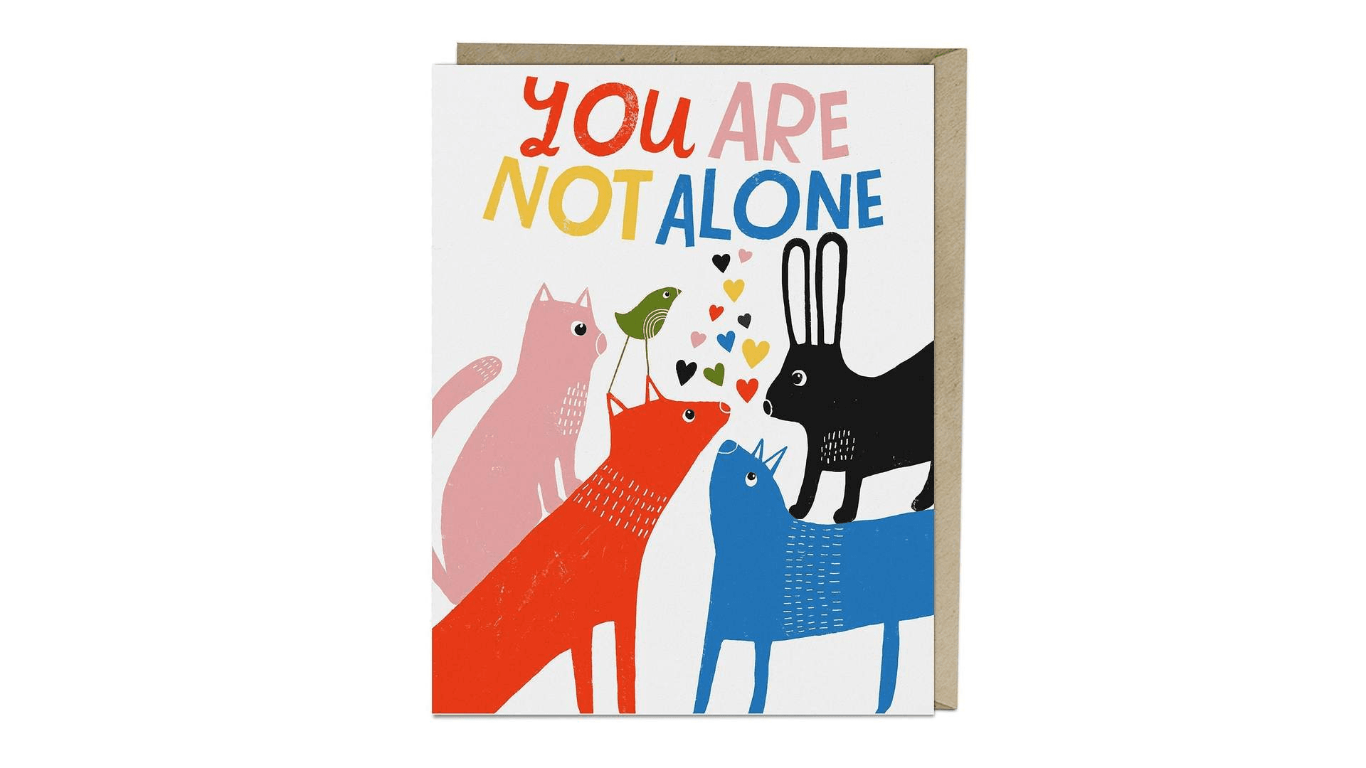 You are not alone card