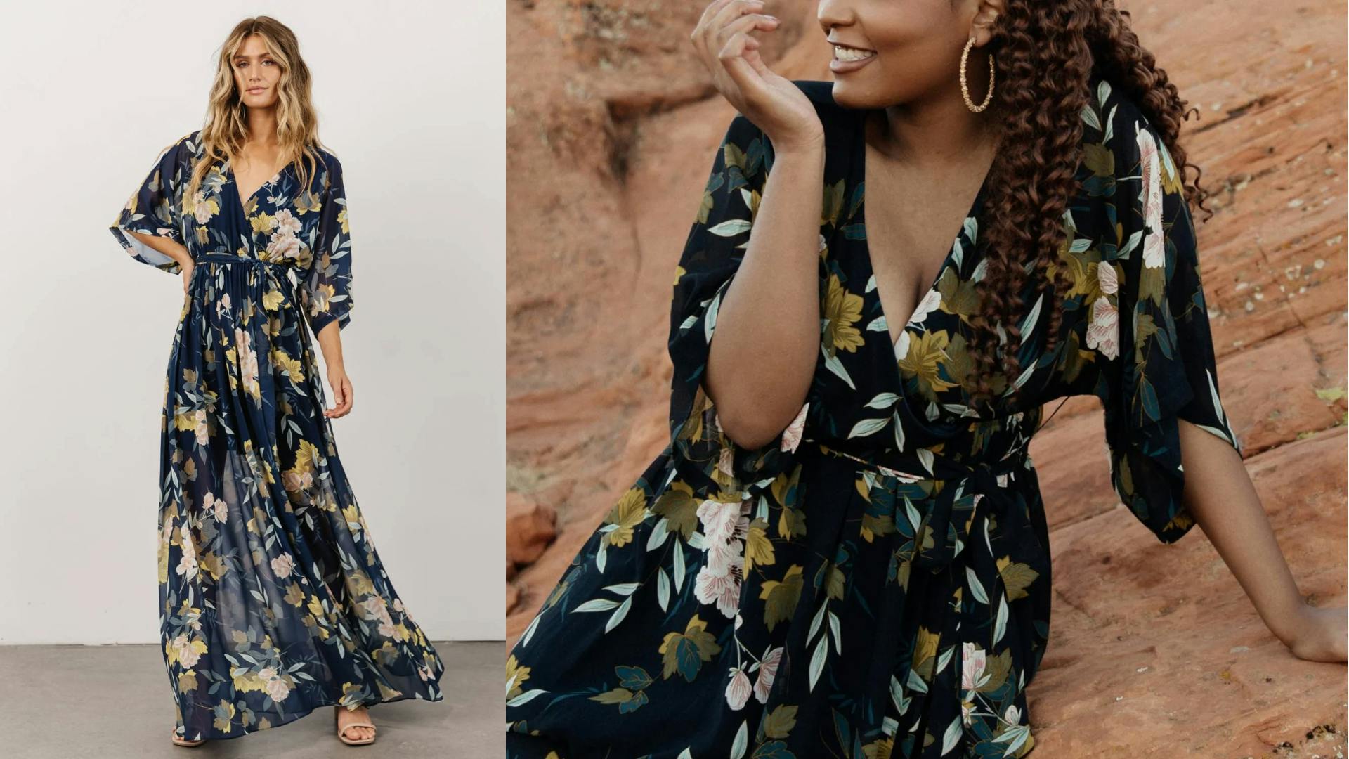 Kia Kimono Maxi Dress