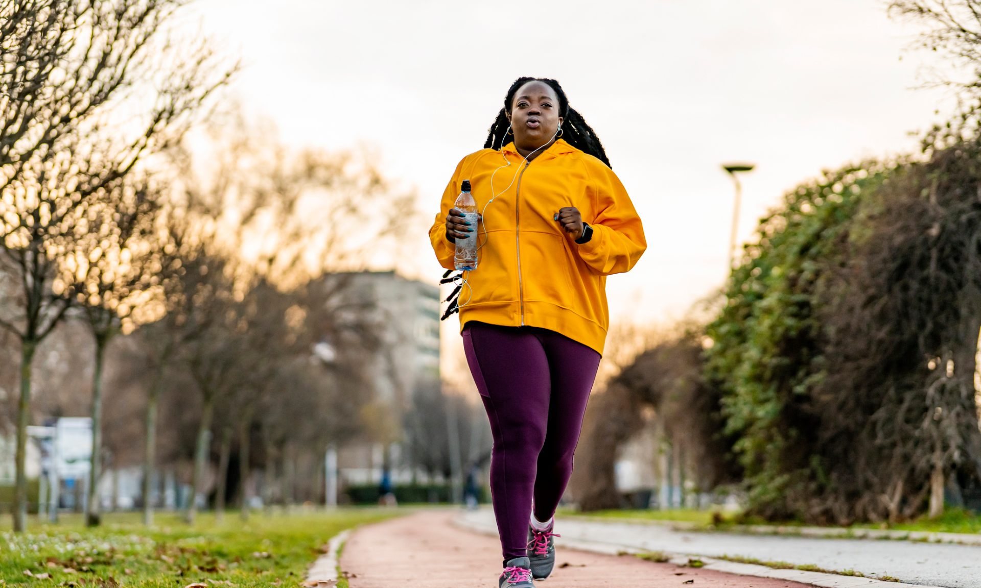 Woman running