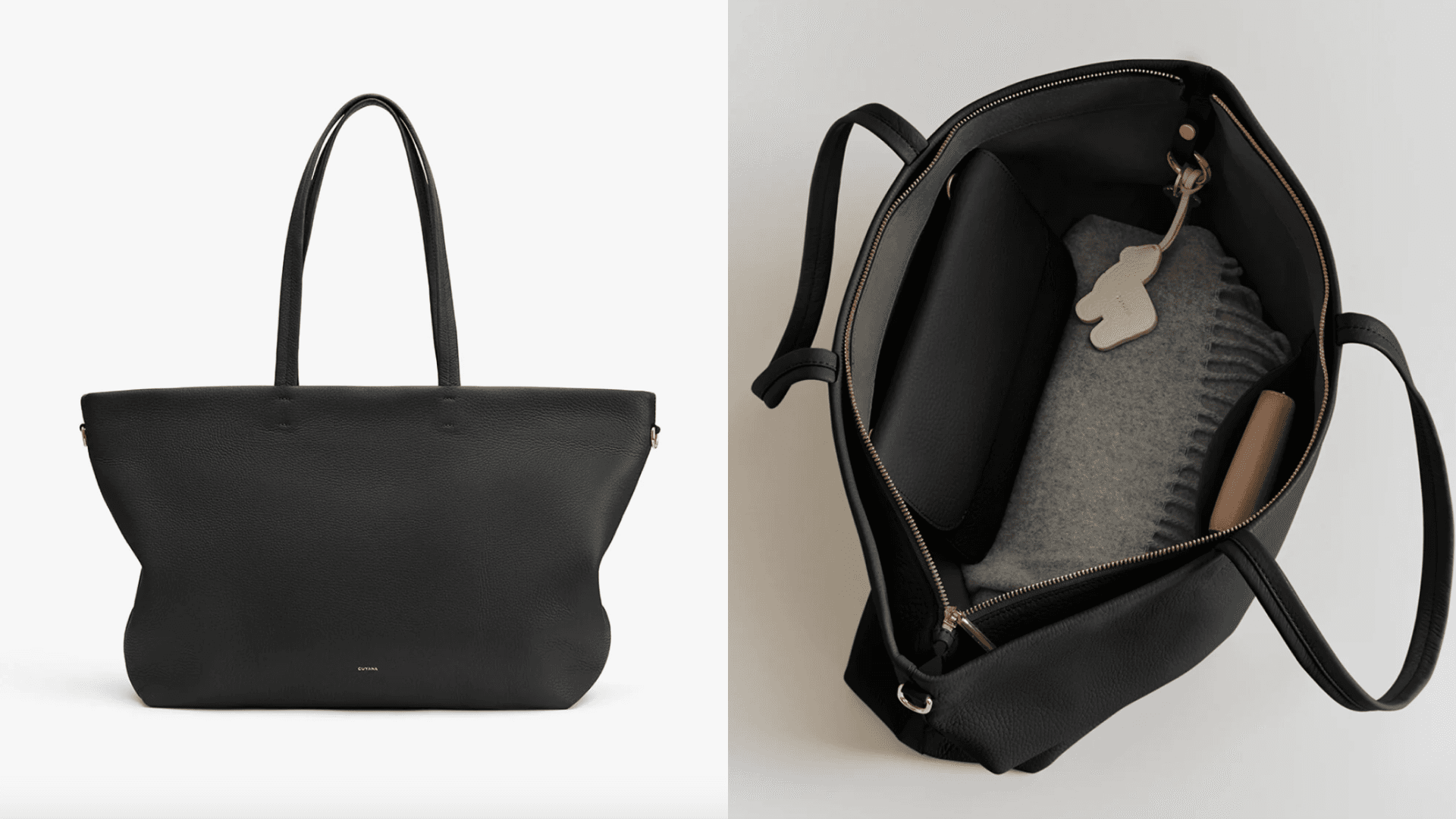 leather tote