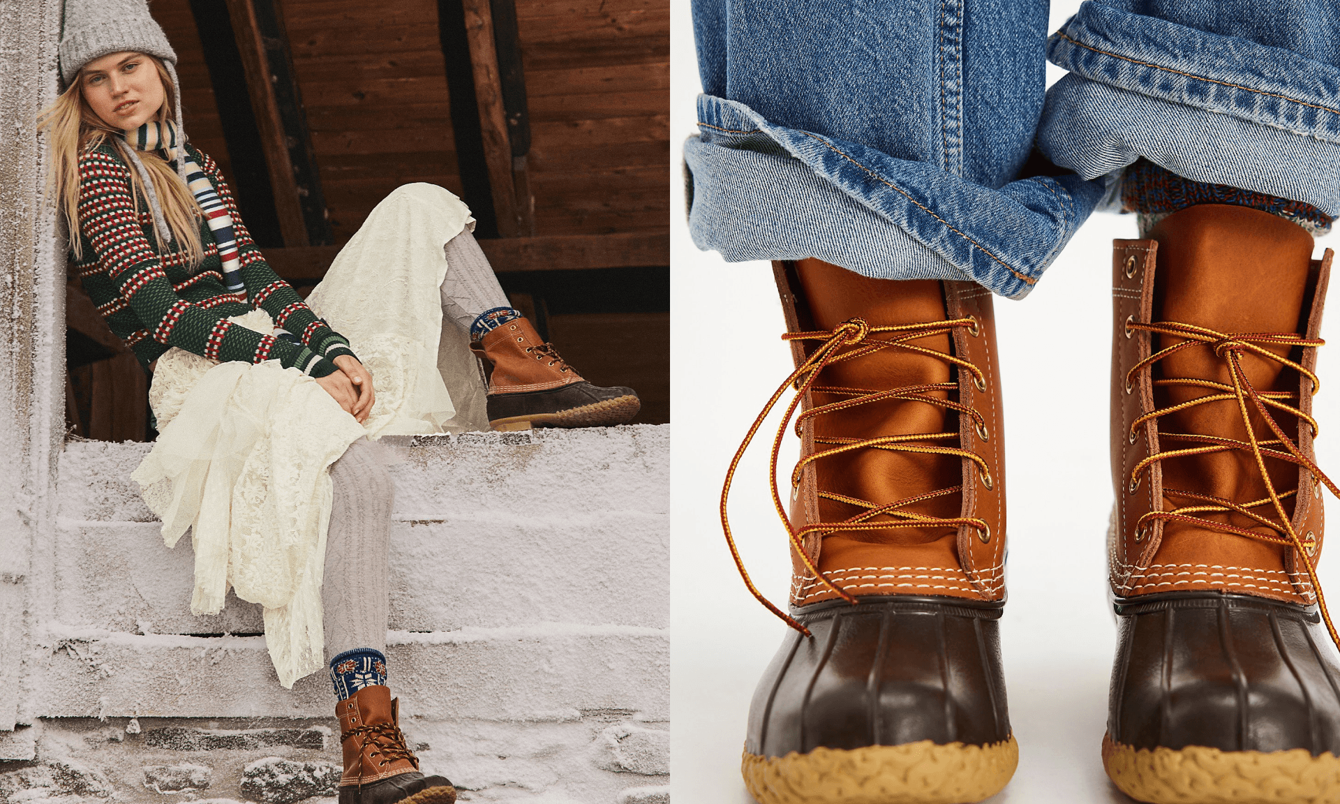 L.L.Bean 8" Lace-Up Boots