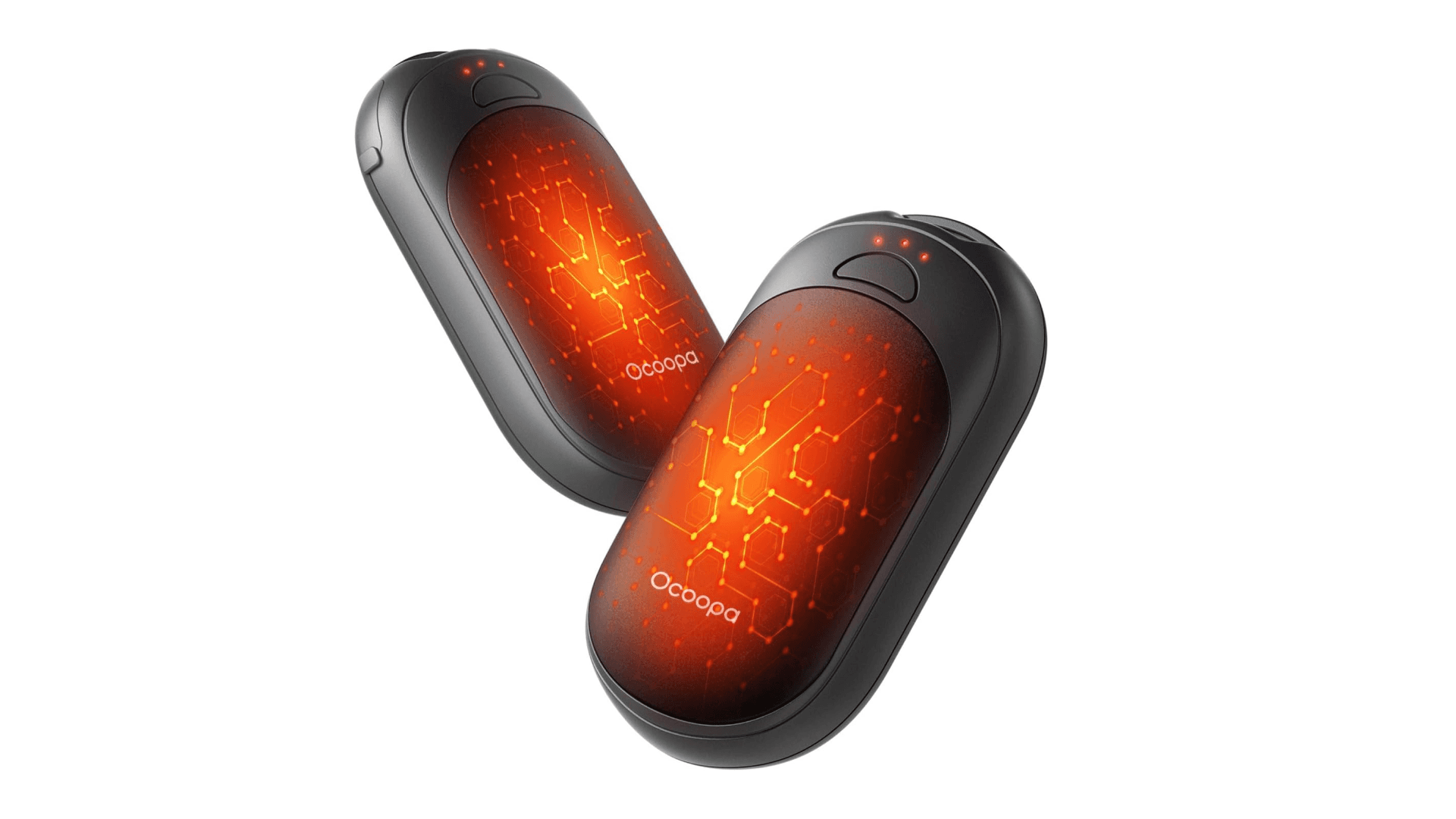 OCOOPA Magnetic Hand Warmers Rechargeable 2 Pack, Fast-Heat, UL Electric Portable Pocket Heater, Ultra-Thin Gloves, Hunting Accessories, Golf, Camping Gear, Women Purse Must Haves, Men Gifts, UT3 Lite