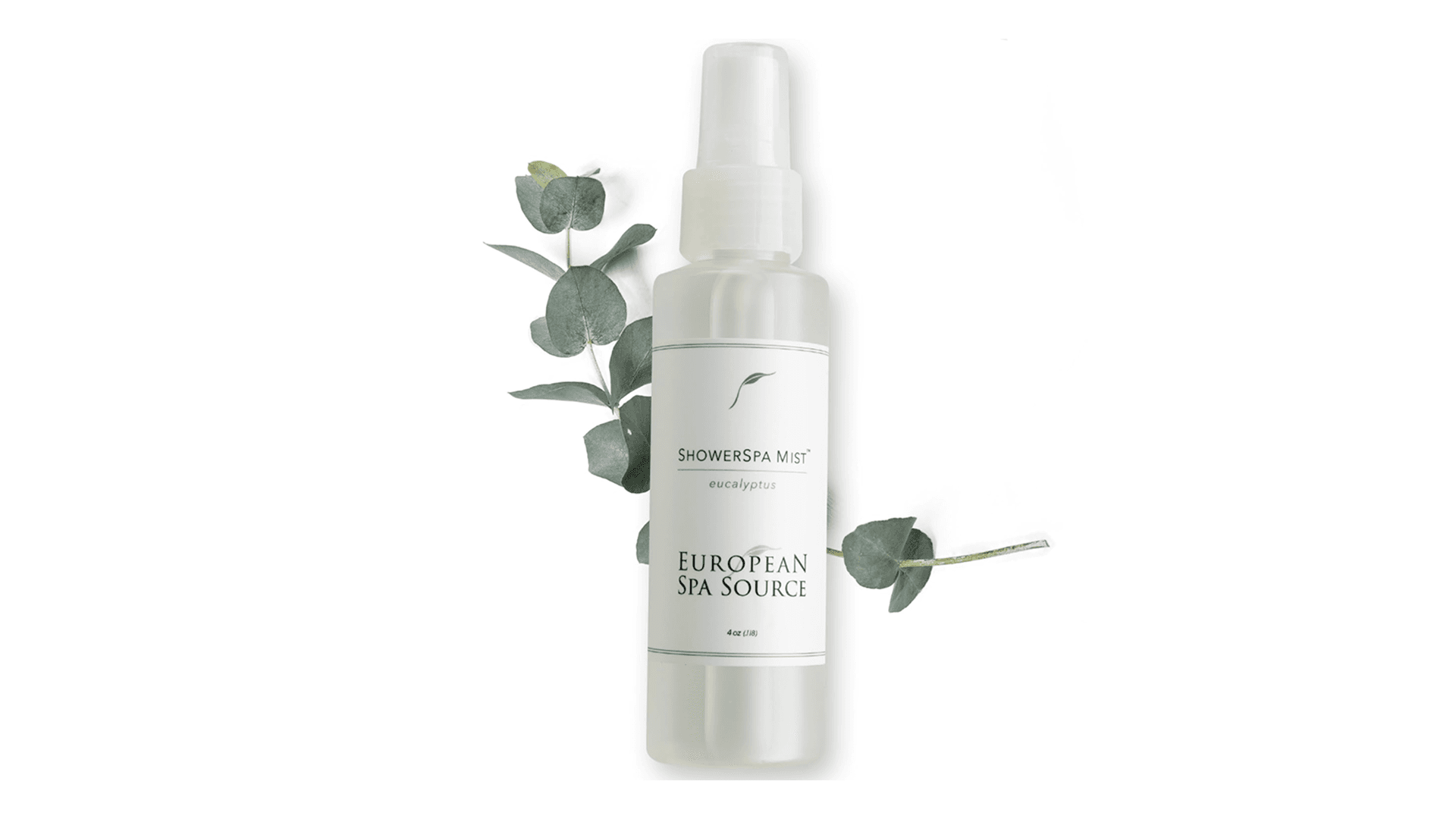 European Spa Source Eucalyptus ShowerSpa Mist Spray for Aromatherapy, At Home Spa Experience, Sinus Congestion Relief, and Tension Relief, 4 fl oz.