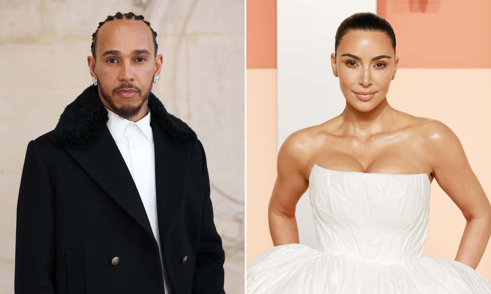 Lewis Hamilton and Kim Kardashian