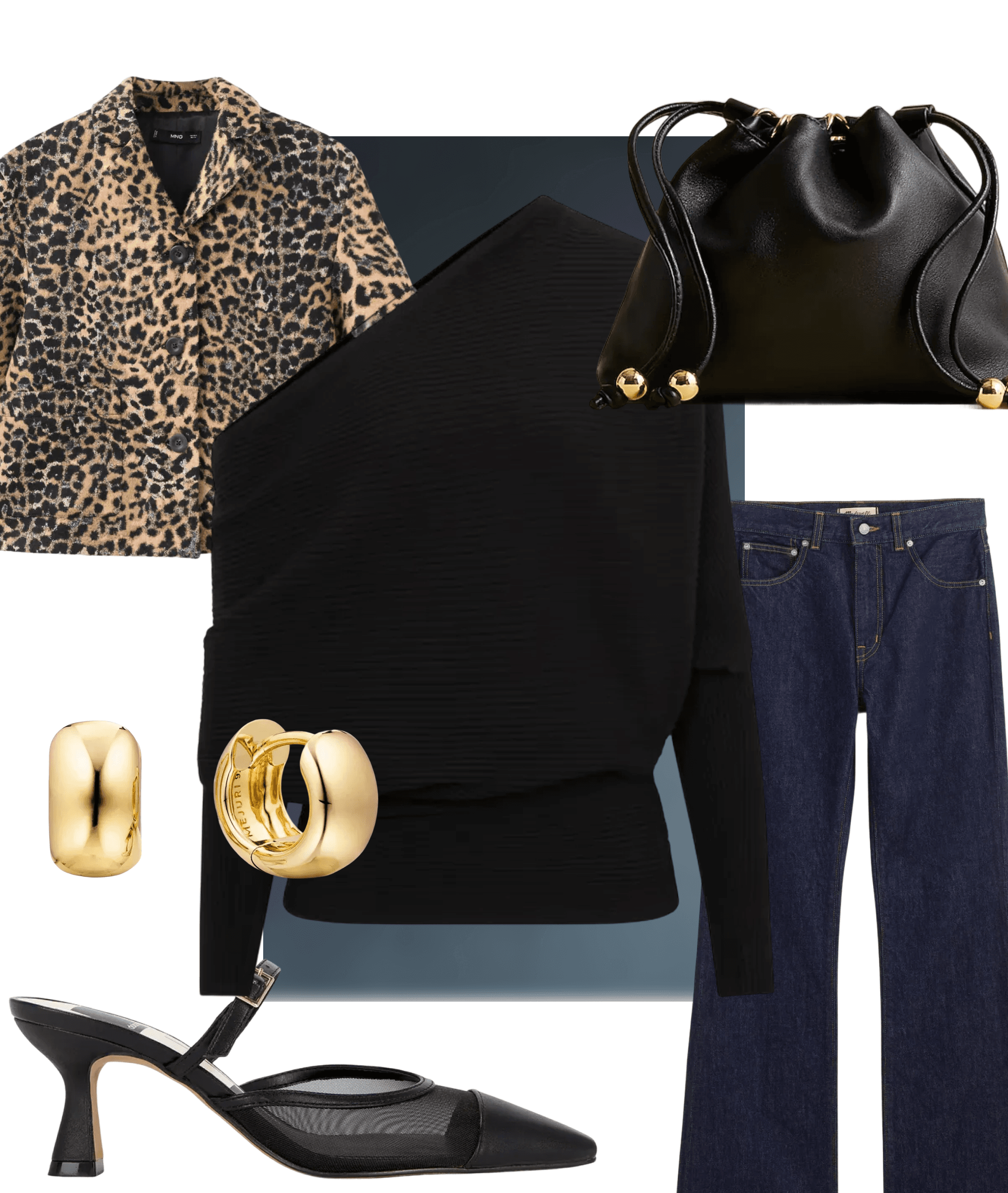 reiss off the shoulder sweater