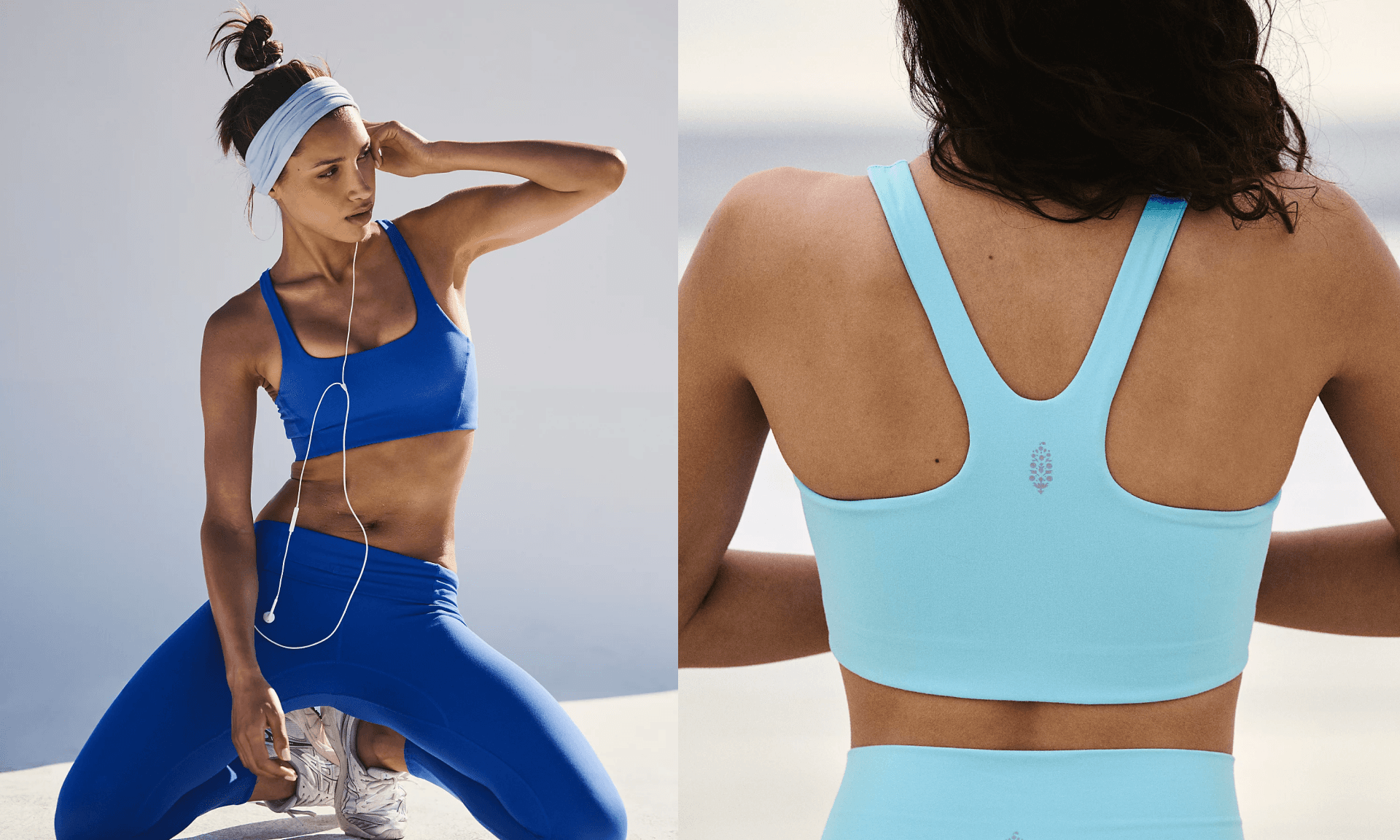 Square neck bra