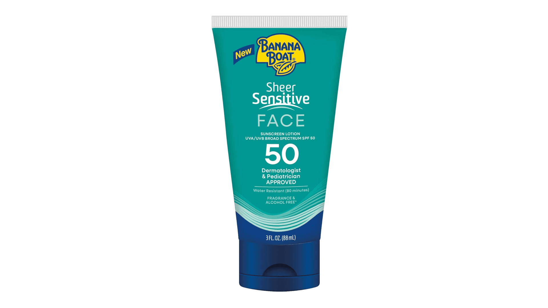 Banana Boat Sheer Sensitive Face Lotion, SPF 50, 3oz