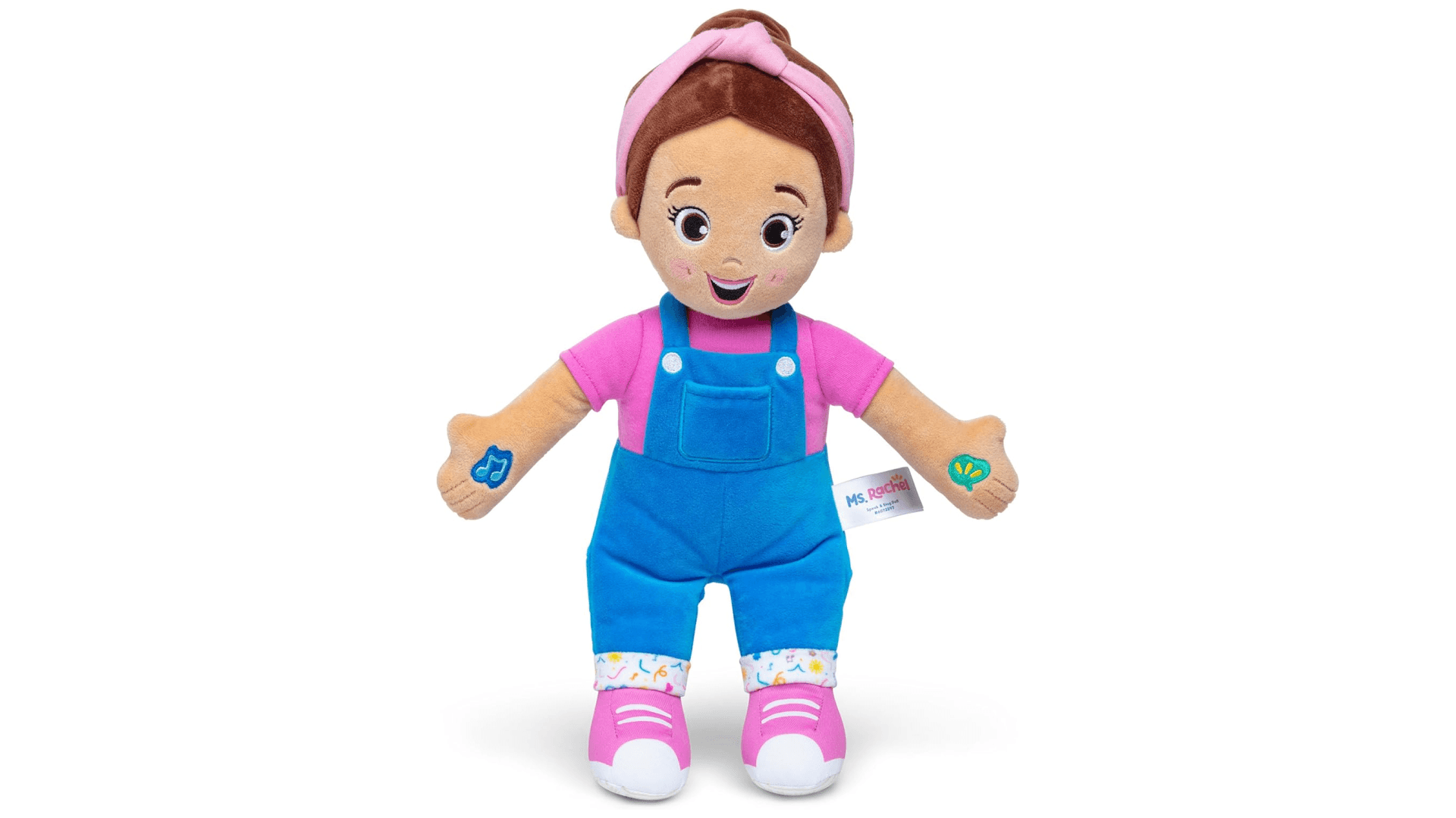 Ms. Rachel Speak & Sing Doll 16” Tall Interactive Toy with 4 Songs & 16+ Phrases, Toddler Toys for Girls & Boys Ages 6 Months to 3+ Years