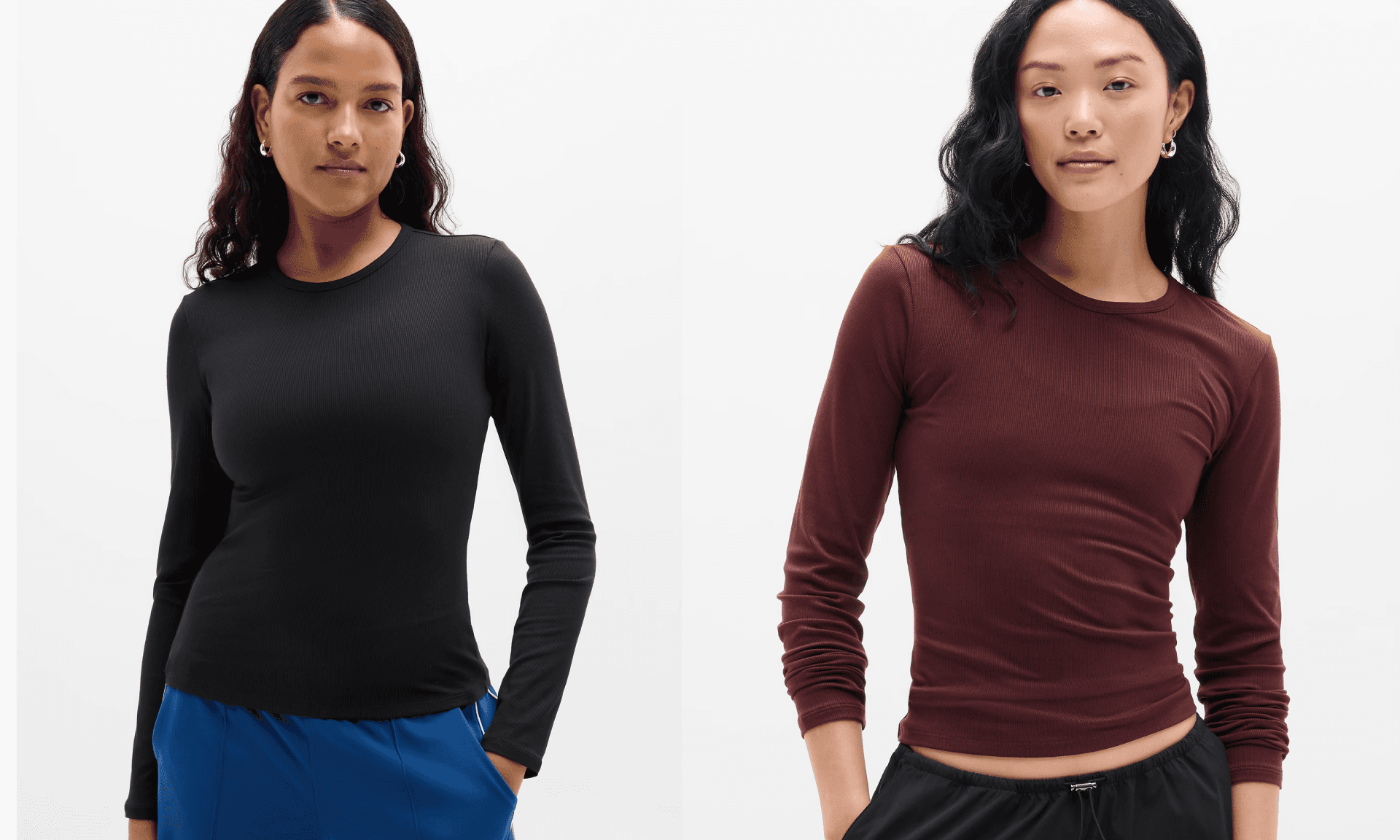 Athleta Ribbed Top comfy workout staple