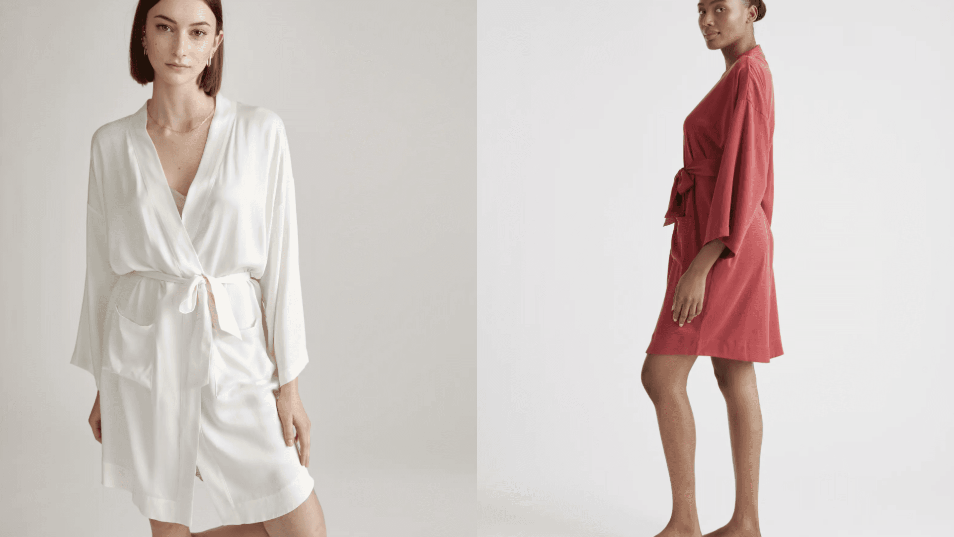 Silk robe