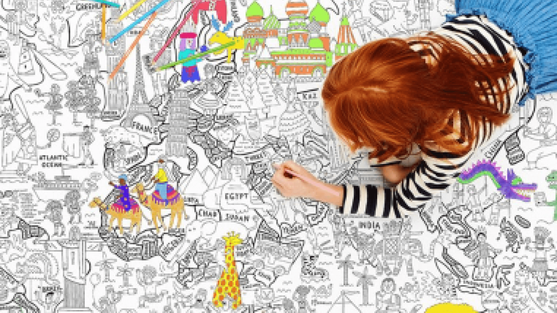 Coloring mat