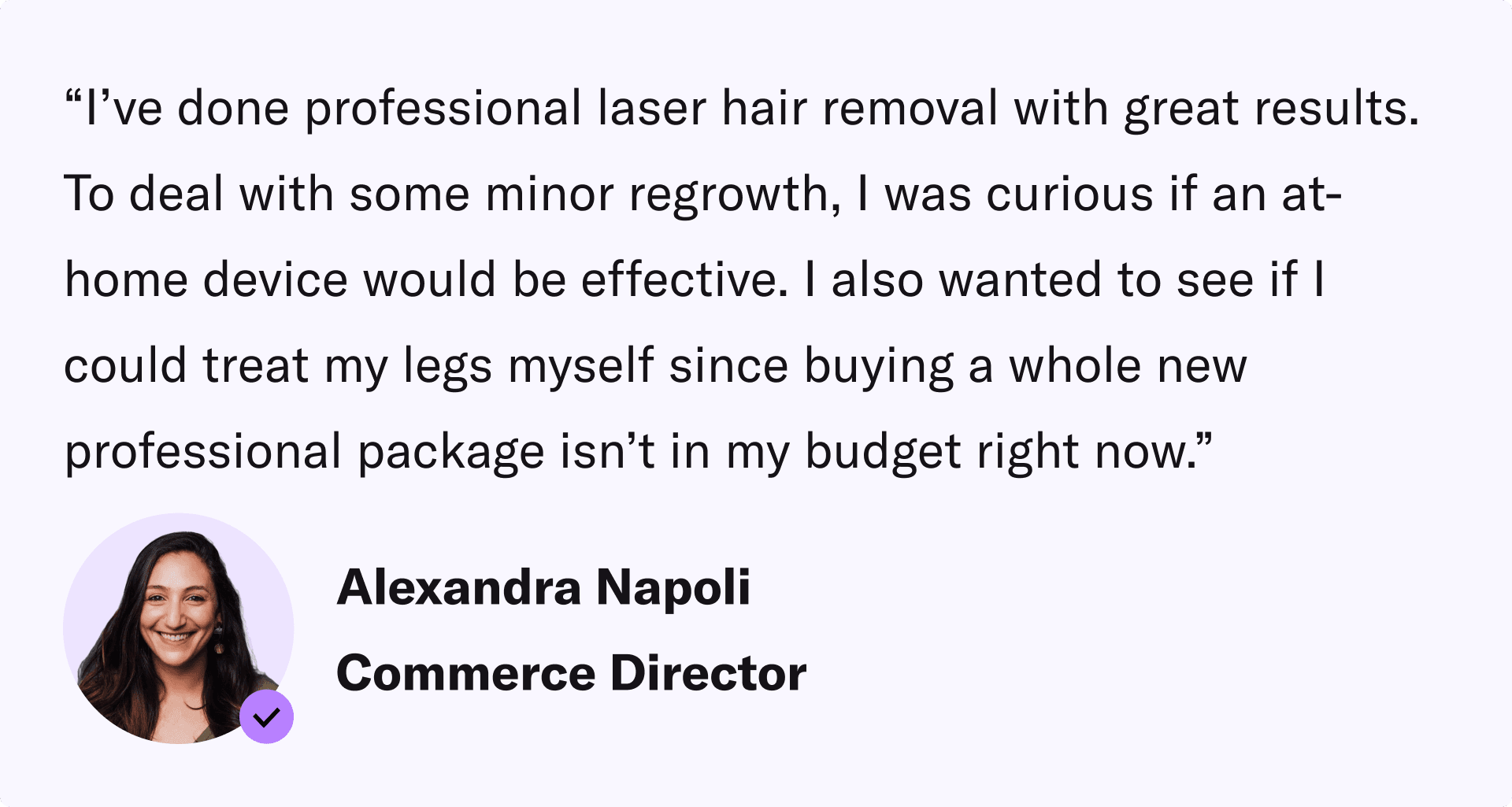 why I tested the lumi laser hair removal device