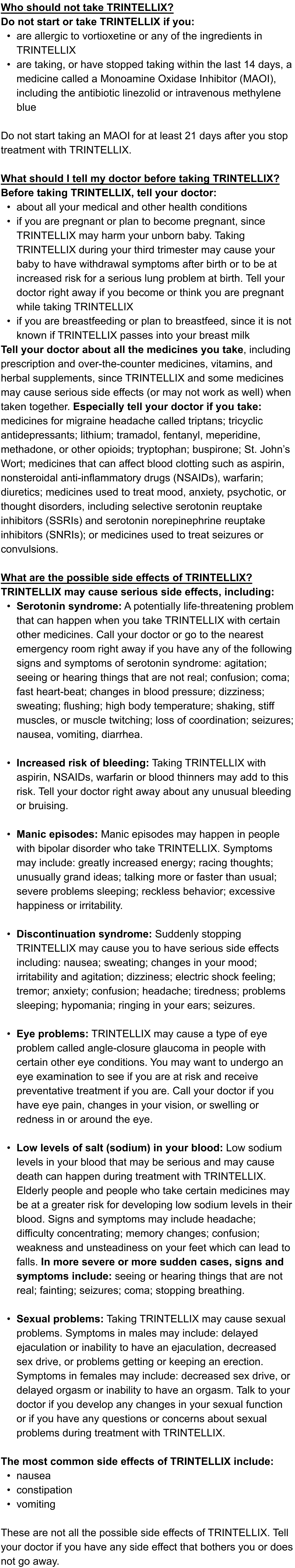 Trintellix ISI 2023 detailed