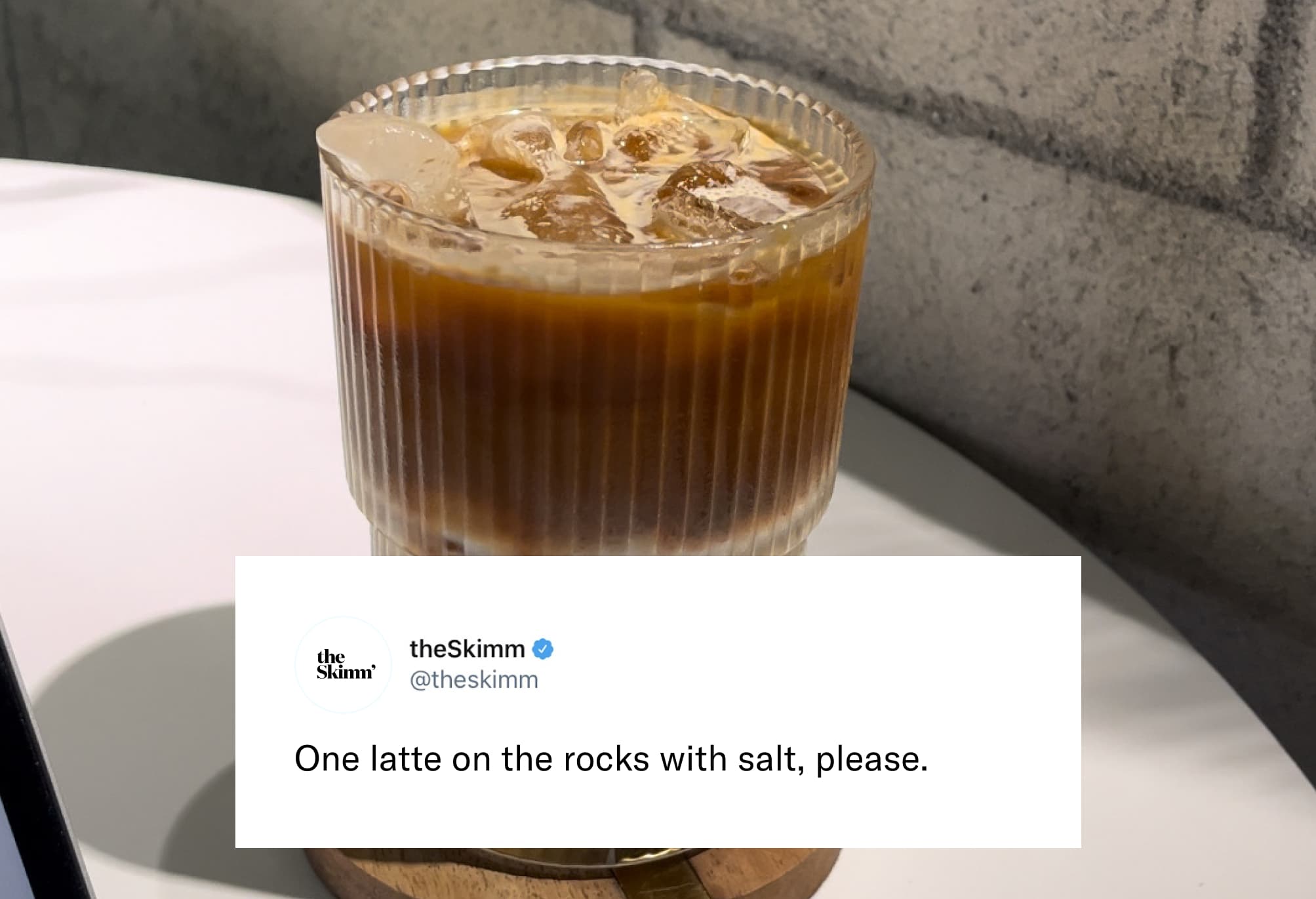 iced latte