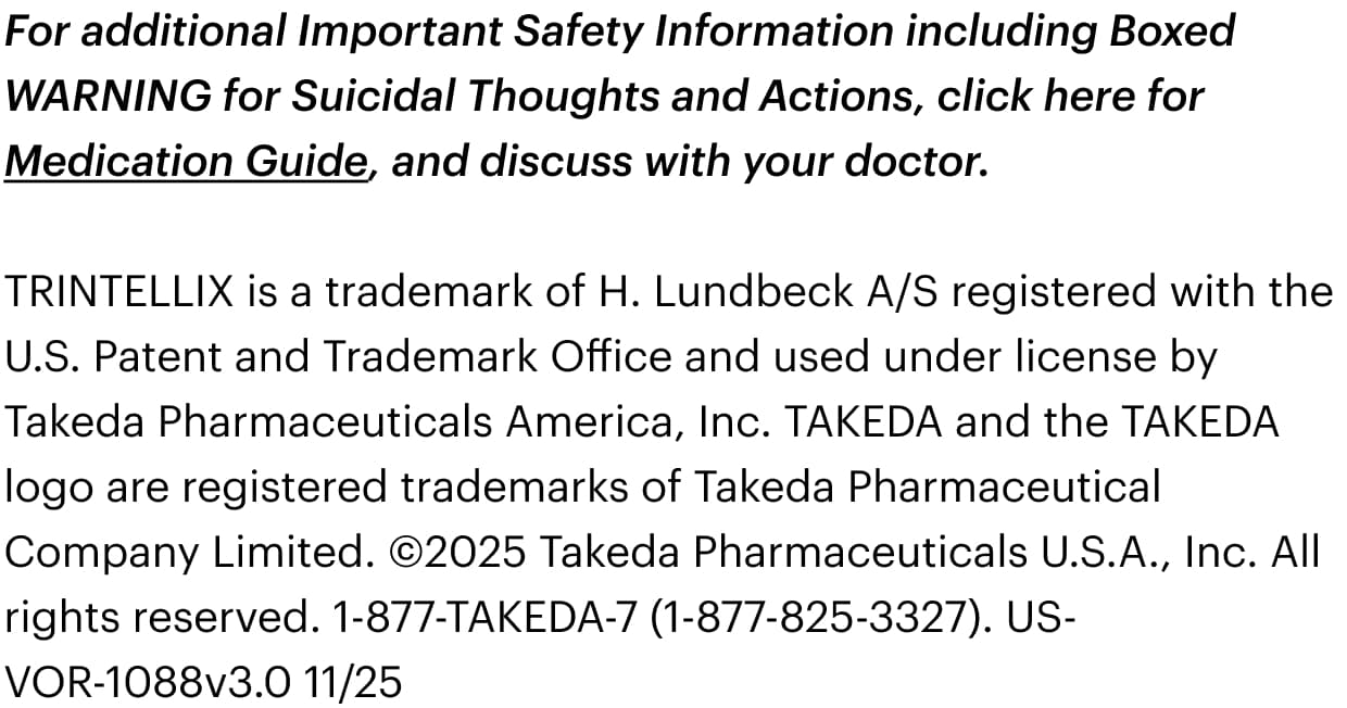 Trintellix 2023 ISI ending
