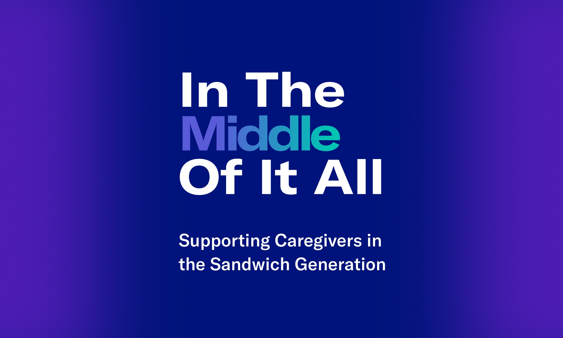 in the middle of it all event logo