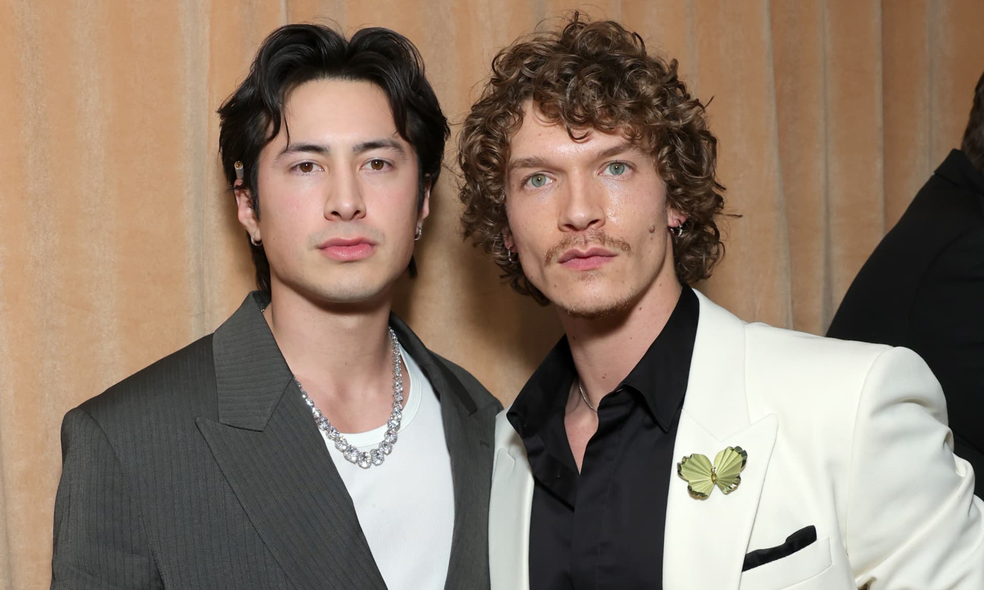 Hudson Williams and Connor Storrie