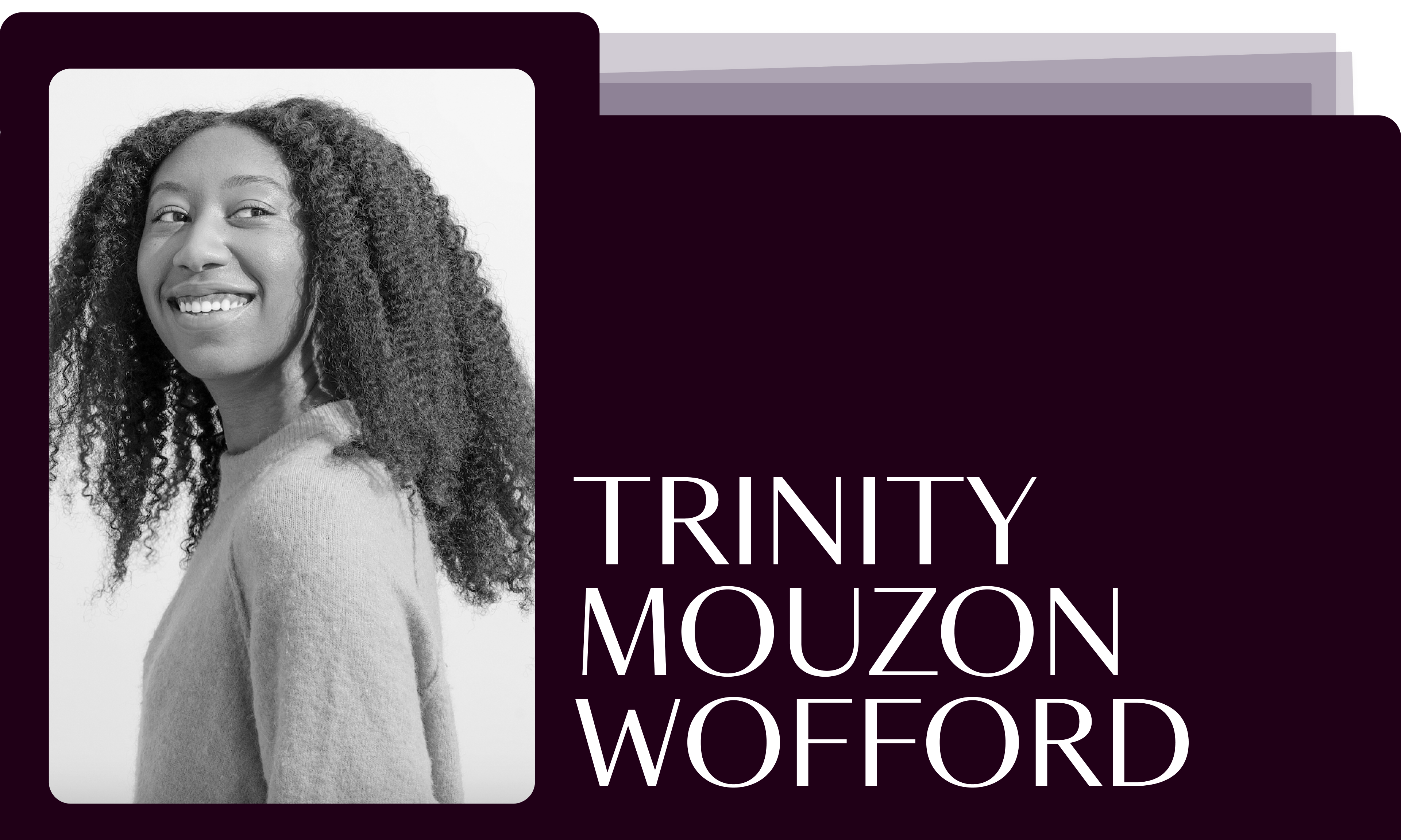 headshot of Trinity Mouzon Wofford