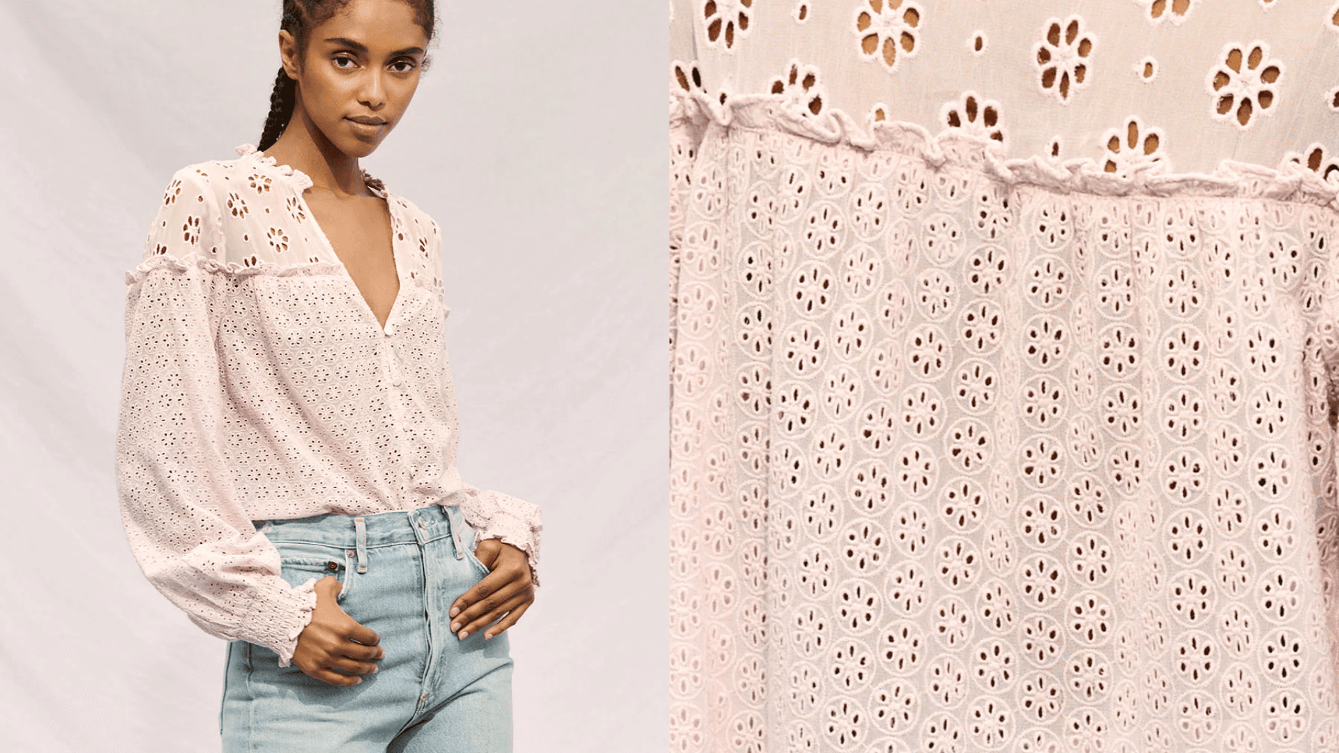 Eyelet top