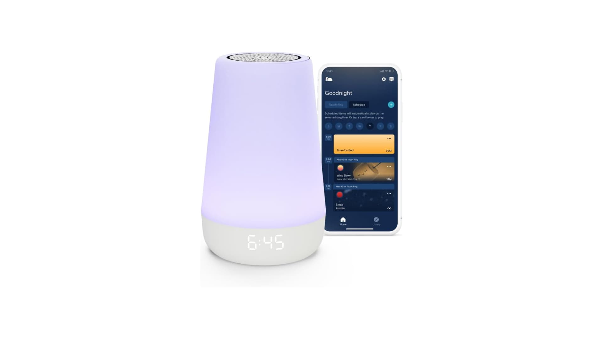 Hatch Rest Baby Sound Machine, Night Light | 2nd Gen | Registry Essential, Sleep Trainer, Routine Builder, Time-to-Rise Alarm Clock, White Noise Soother, Nursery Stories, Toddler Kids Bedroom (Wi-Fi)