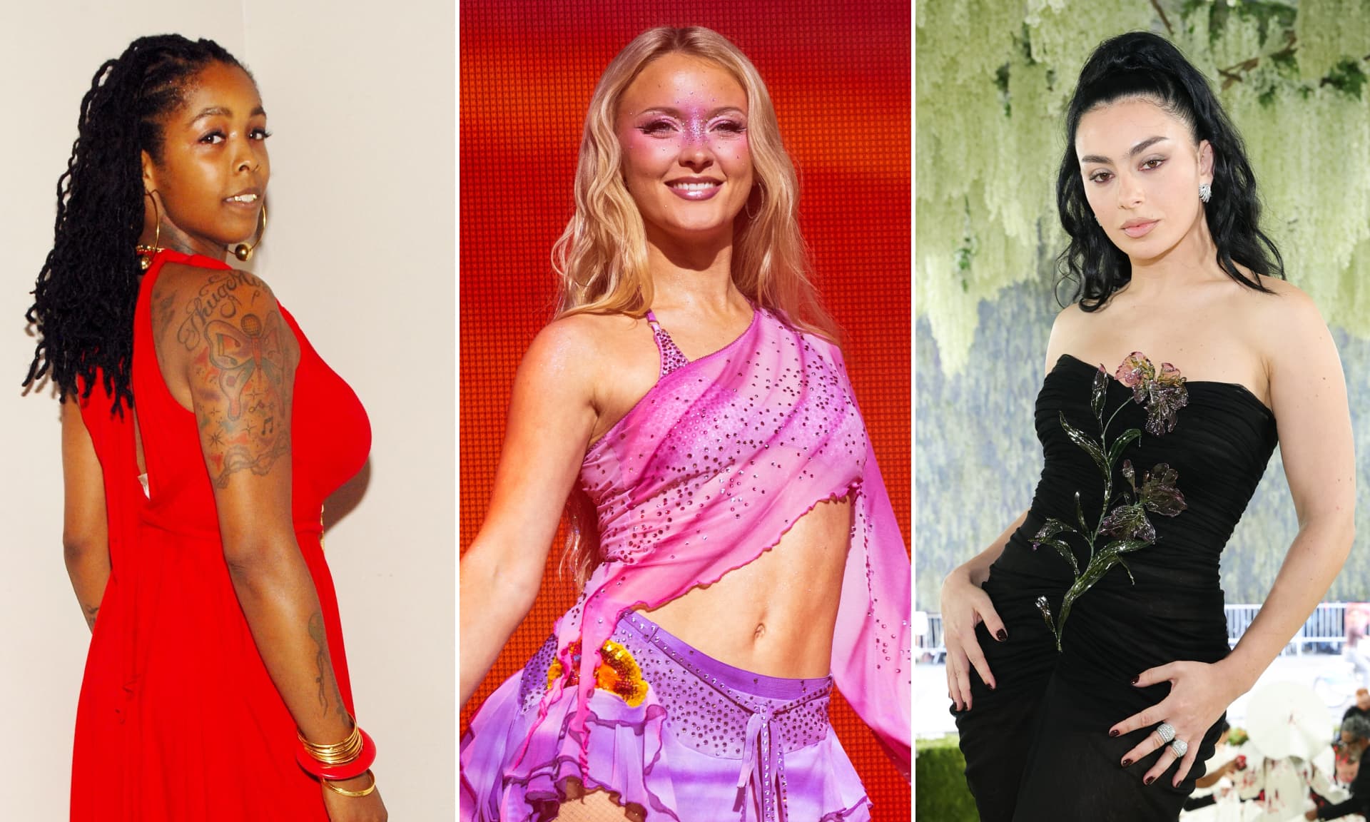 Khia, Zara Larsson, Charli xcx