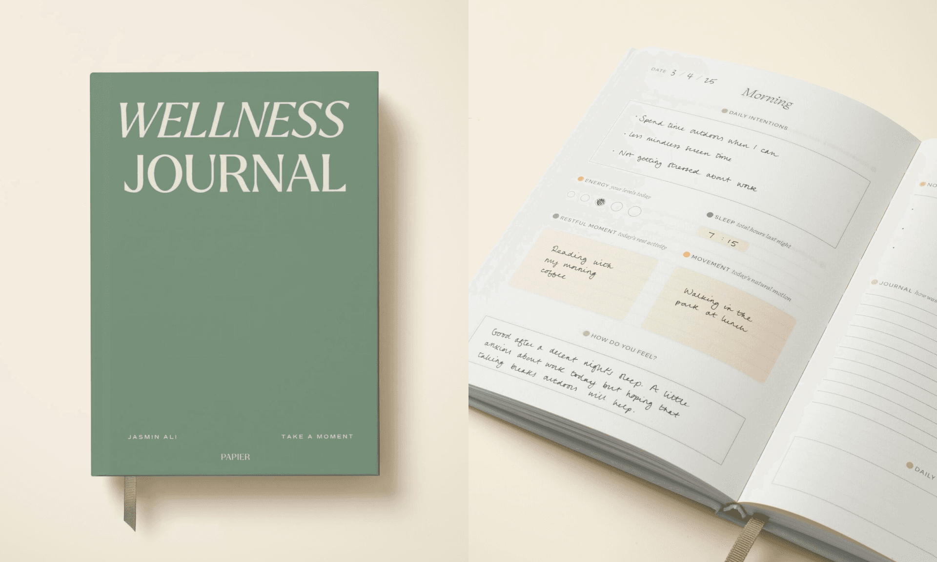 Papier Wonder Wellness Journal Life hack