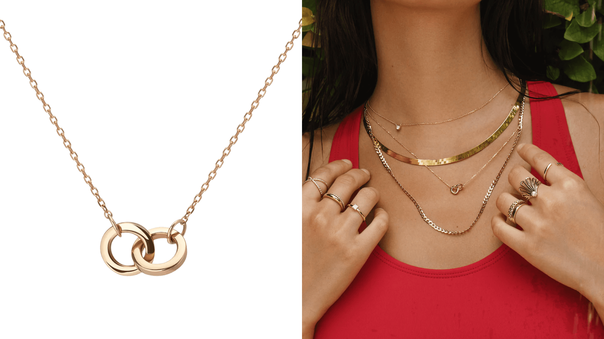 Gold necklace