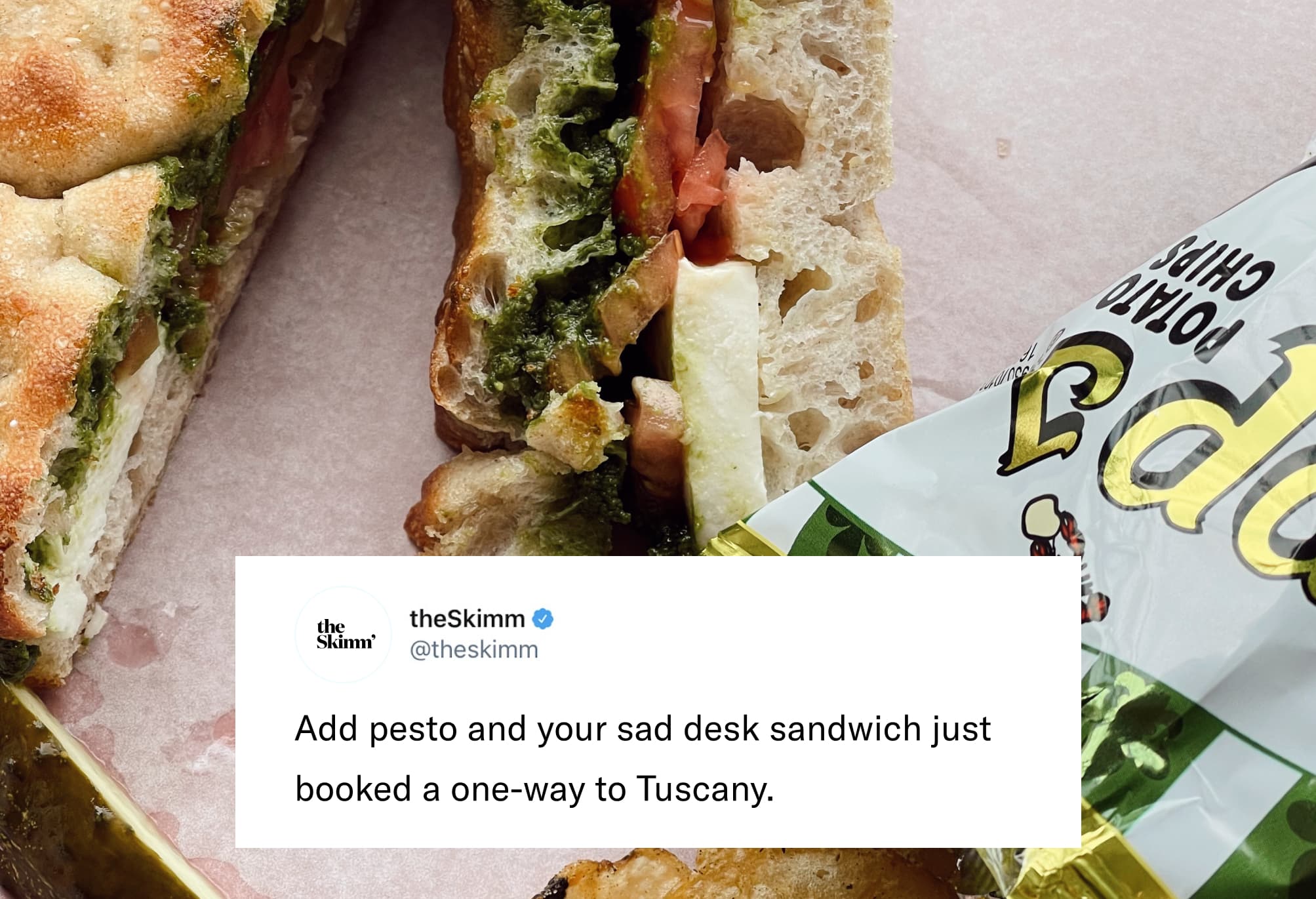 sandwich and chips