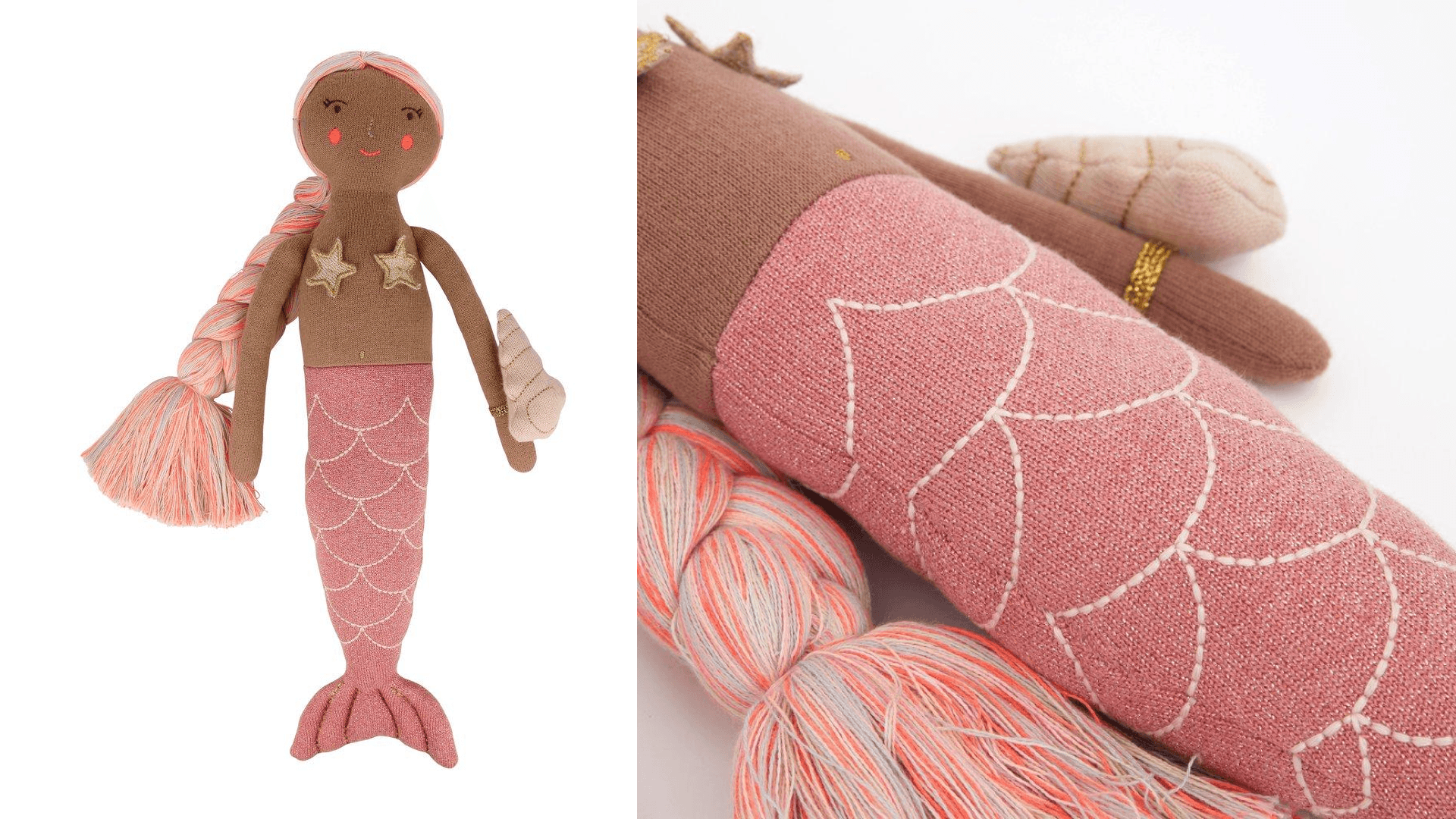 A beautiful mermaid doll