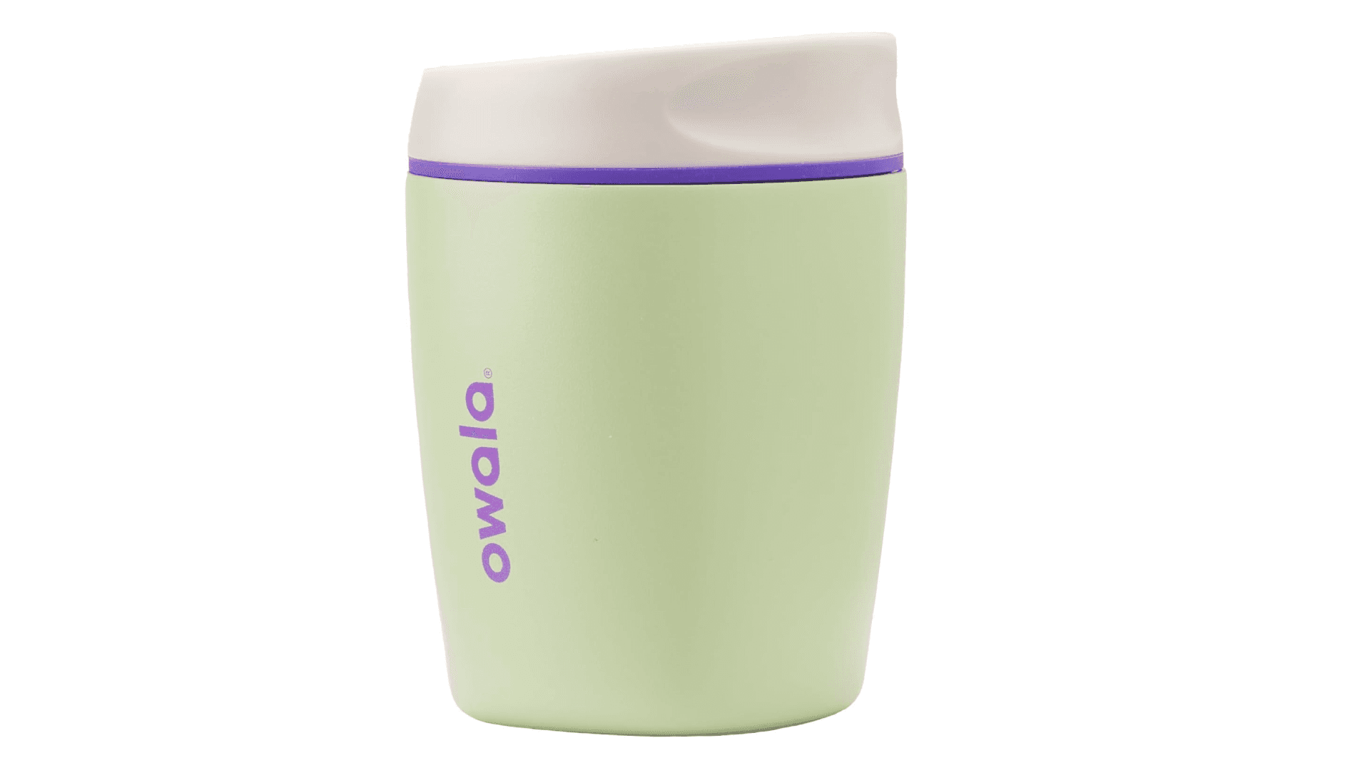 Owala SmoothSip Insulated Stainless Steel Coffee Tumbler, Reusable Iced Coffee Cup, Hot Coffee Travel Mug, Perfect for Cappuccino, BPA Free, 10 oz, Green (Hip Cactus)