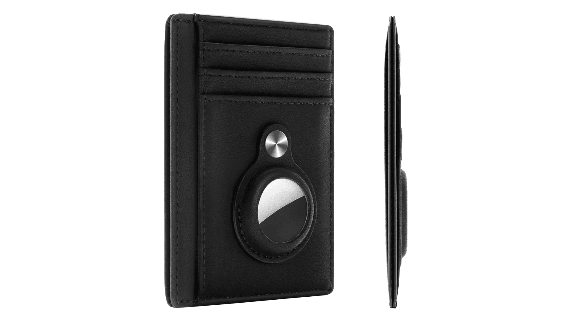 Hawanik Slim Minimalist Front Pocket Air Tag Wallet, RFID Blocking Card Holder Wallet with Airtag Holder